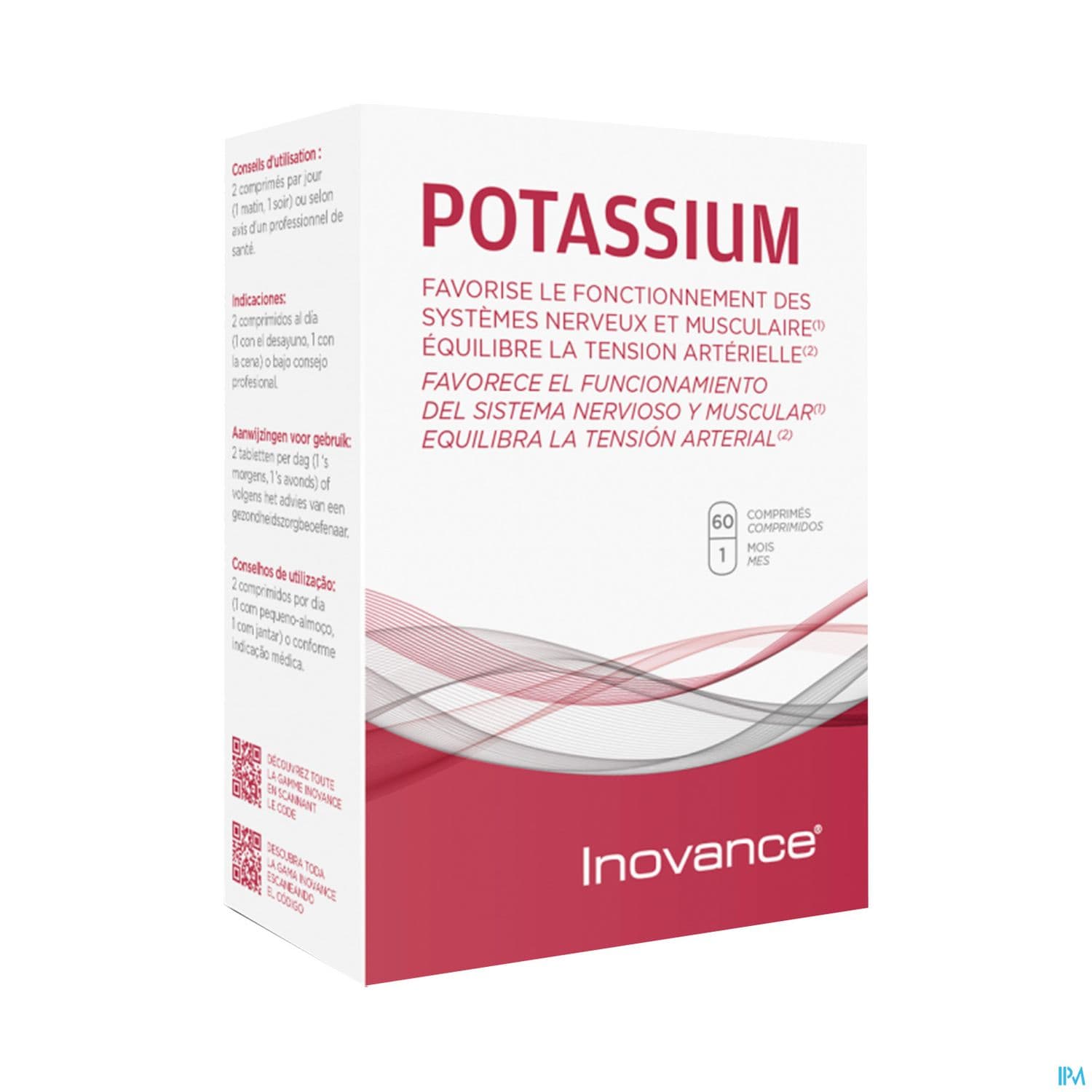 INOVANCE POTASSIUM CPR 60 — Pharmacie du Carrefour - Bourg-en-Bresse