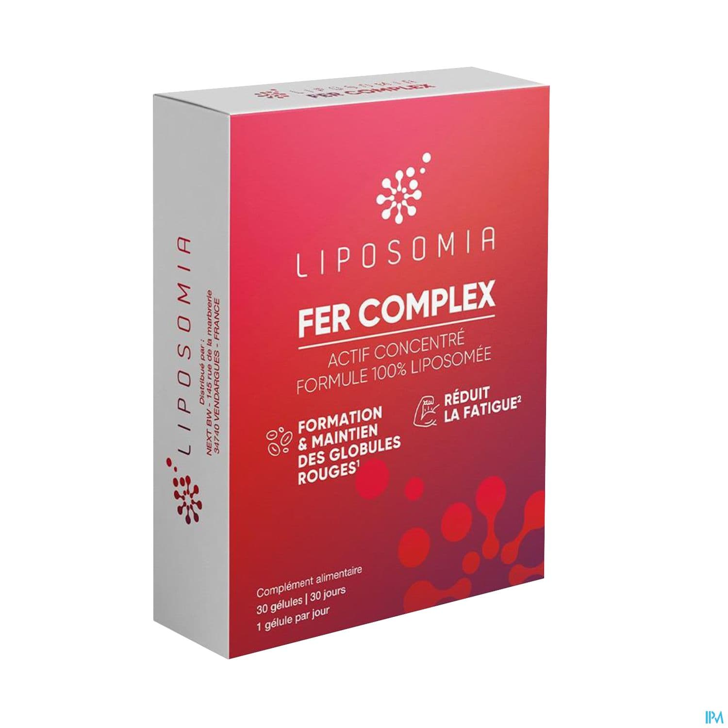 Liposomia Fer Complex Gelule 30
