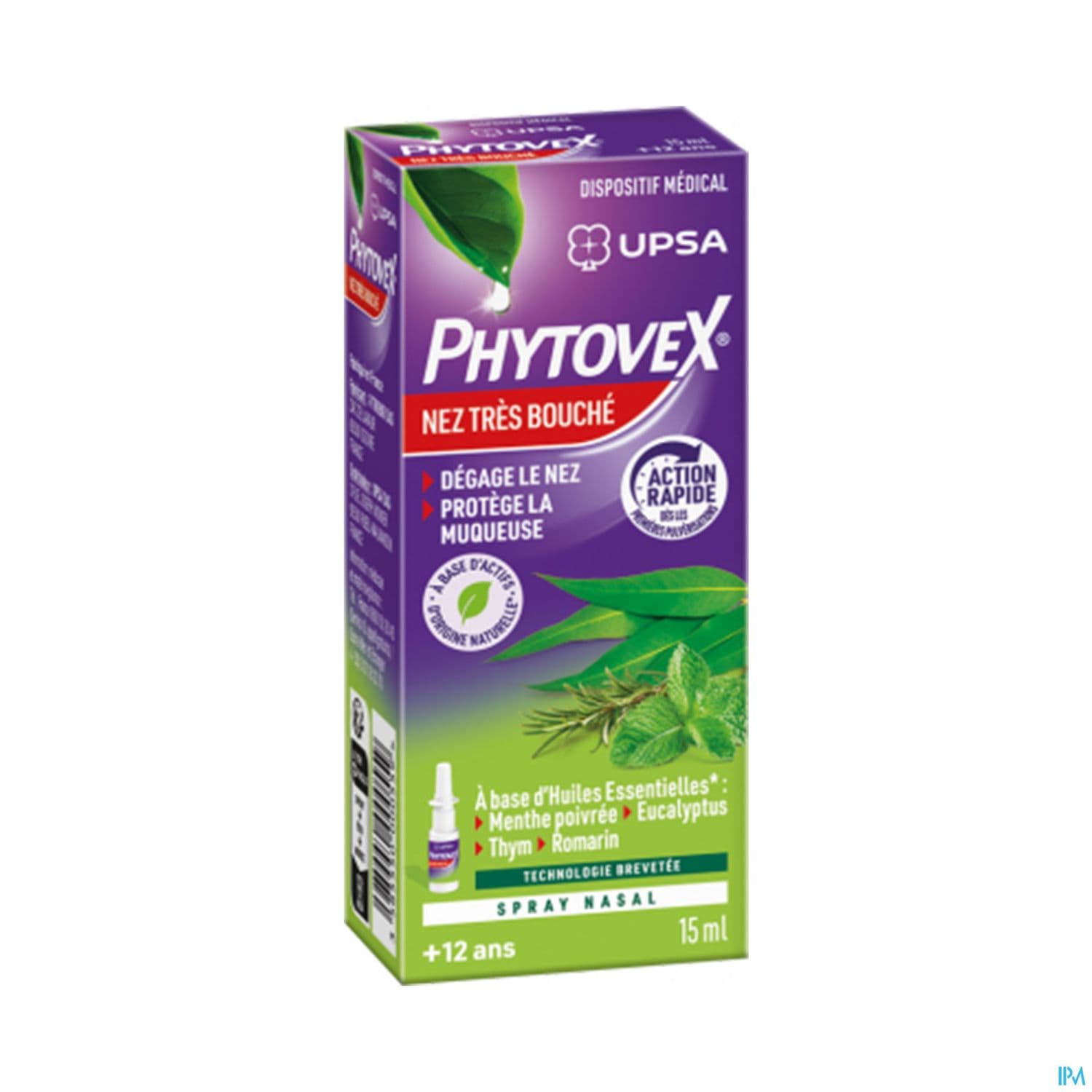 PHYTOVEX NEZ TRES BOUCHE SPR 15ML