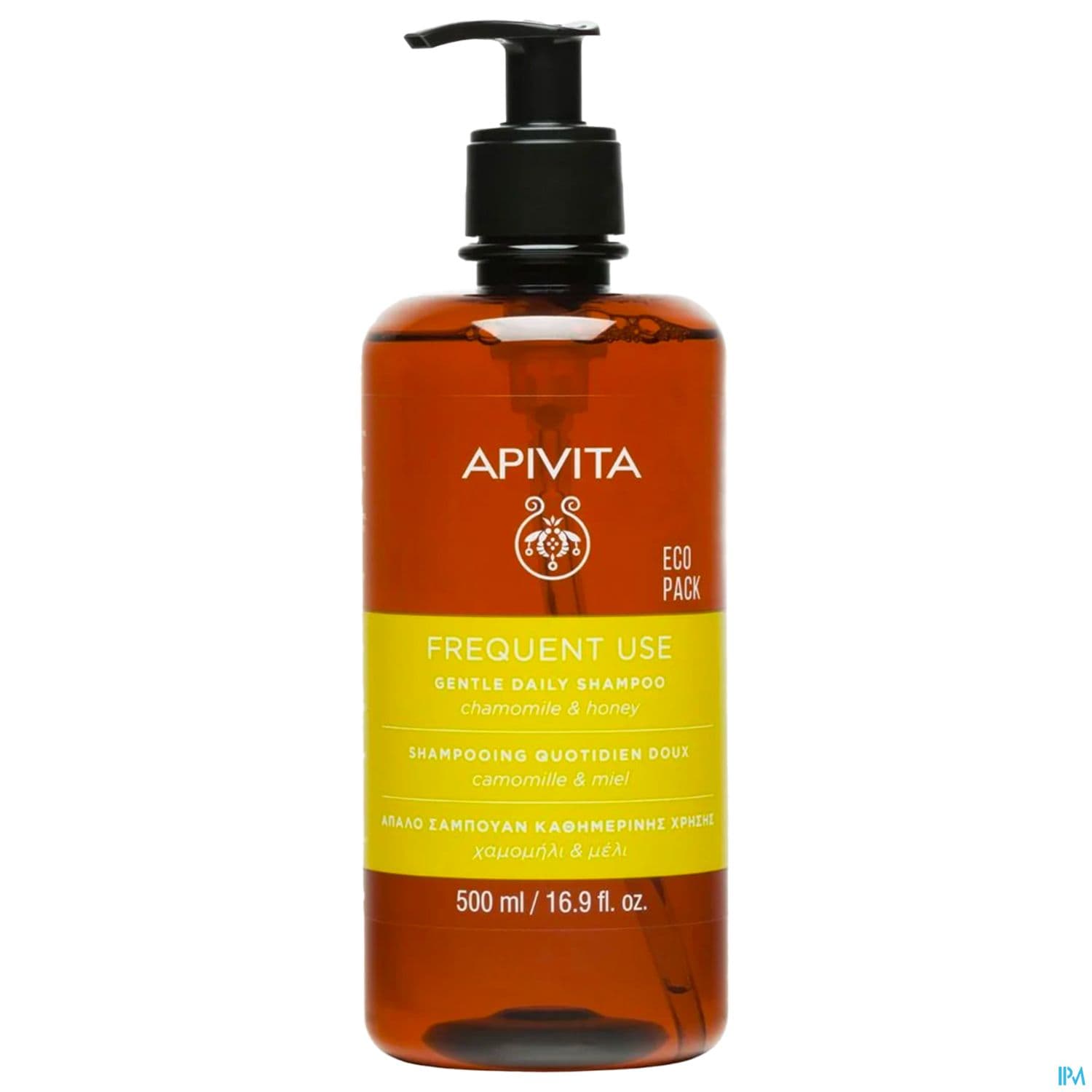 Apivita Shampooing Usage Frequent Doux 500ml — Pharmacie Villenave Rocade
