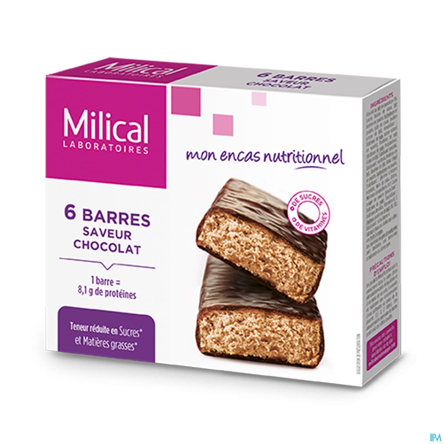 MILICAL HP BARRE CHOCO 6