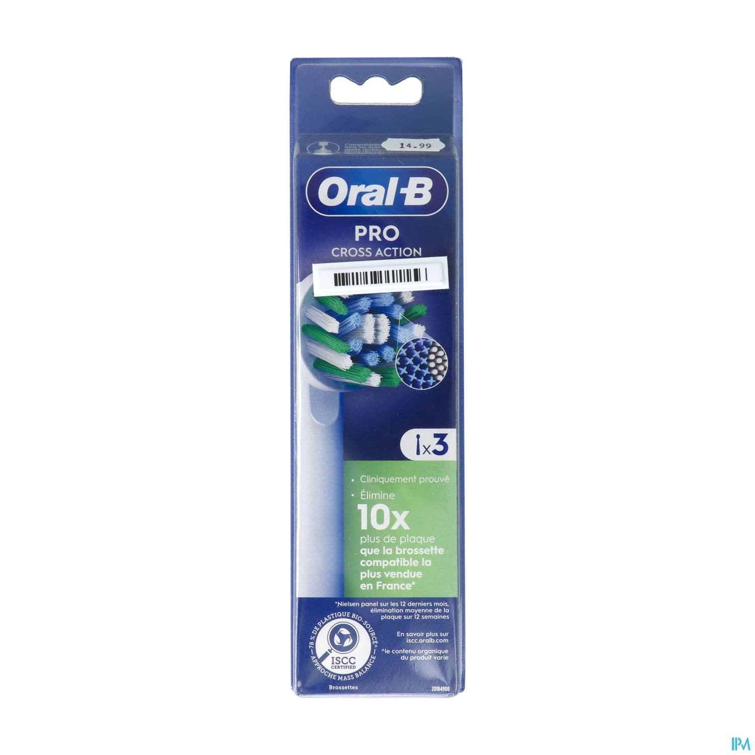 Oral B Pro Cross Action Brossette X3