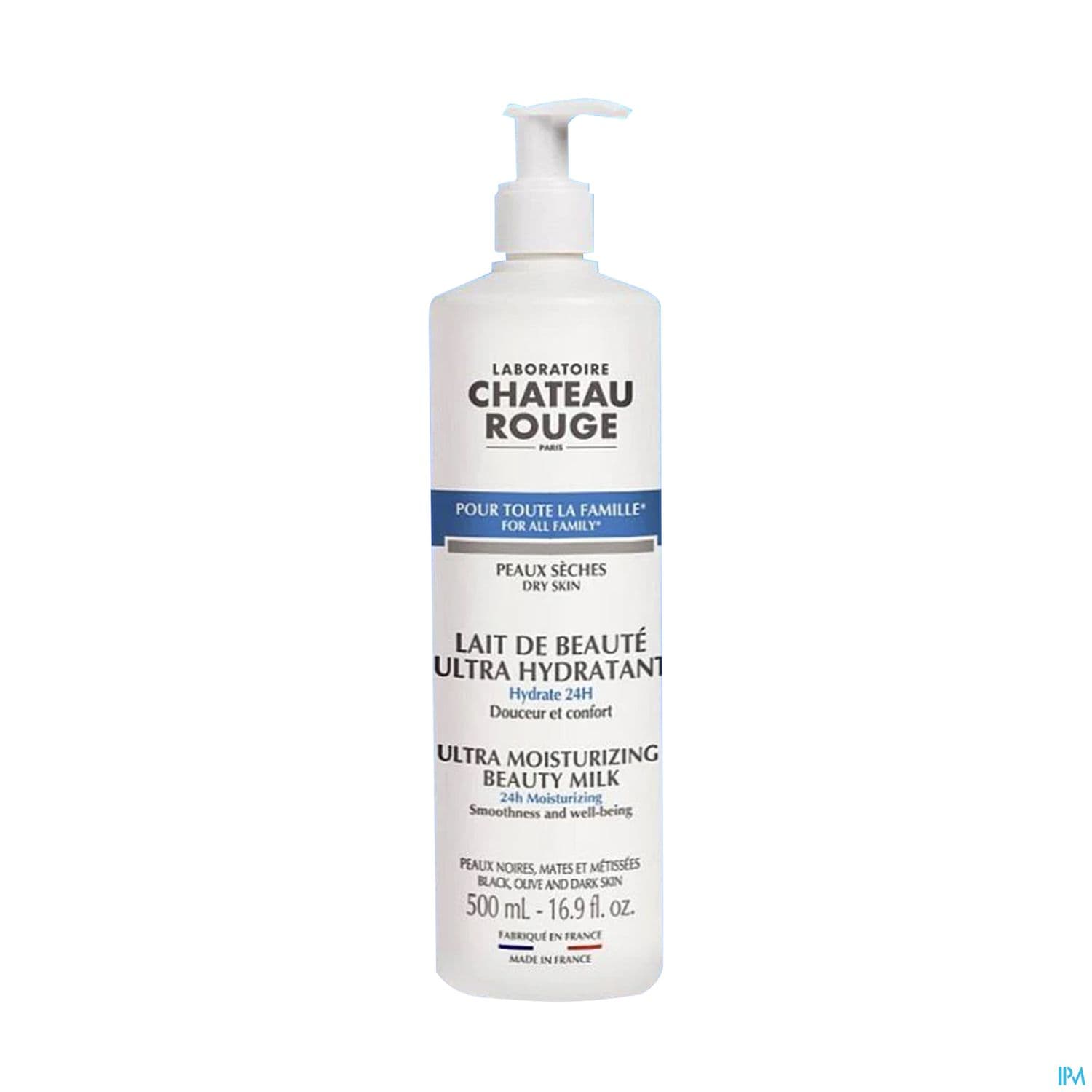 Chateau Rouge Lait Ultra Hydratant 500ml — Pharmacie Metro Simplon