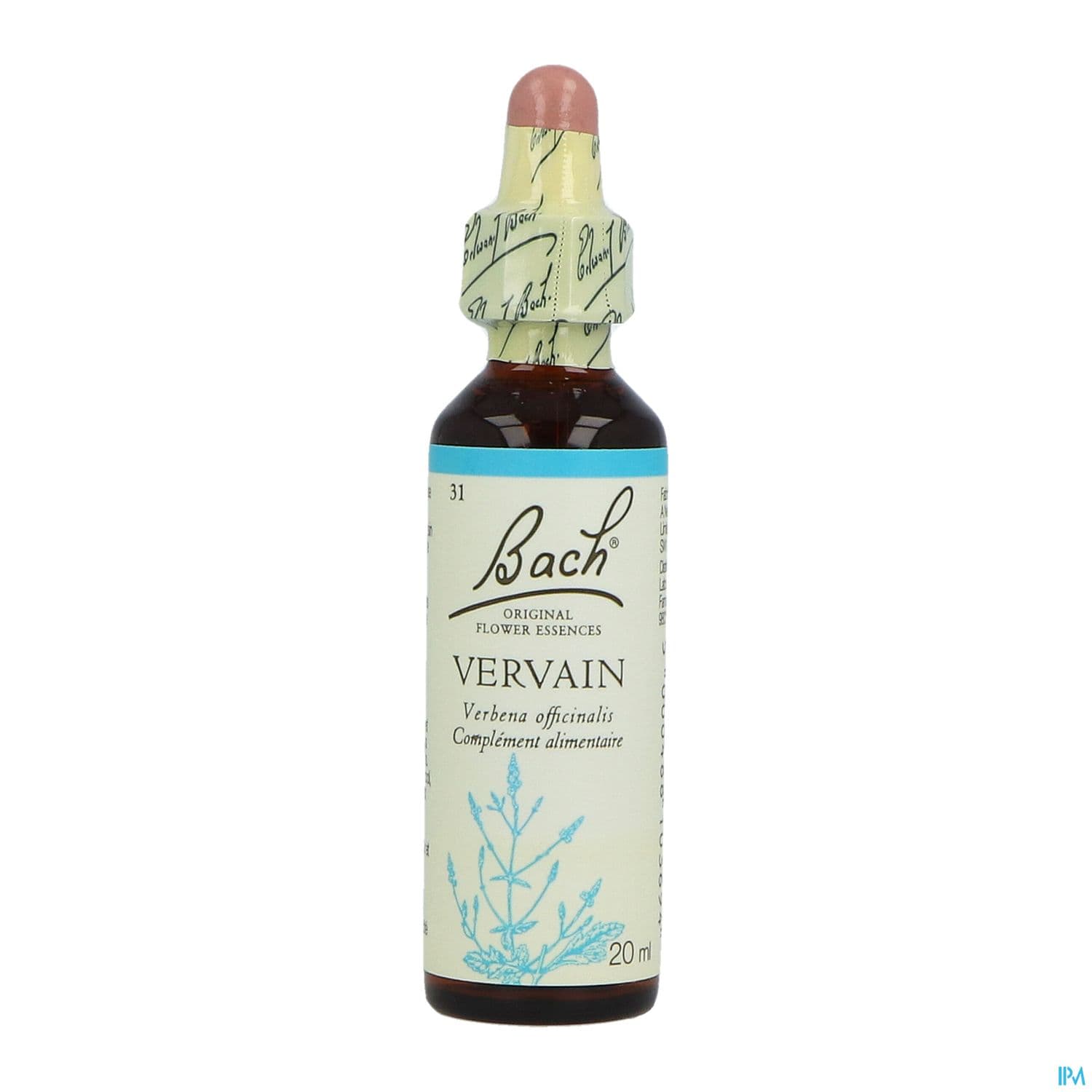Fleurs De Bach Original 31 Vervain Compte Gouttes 20ml