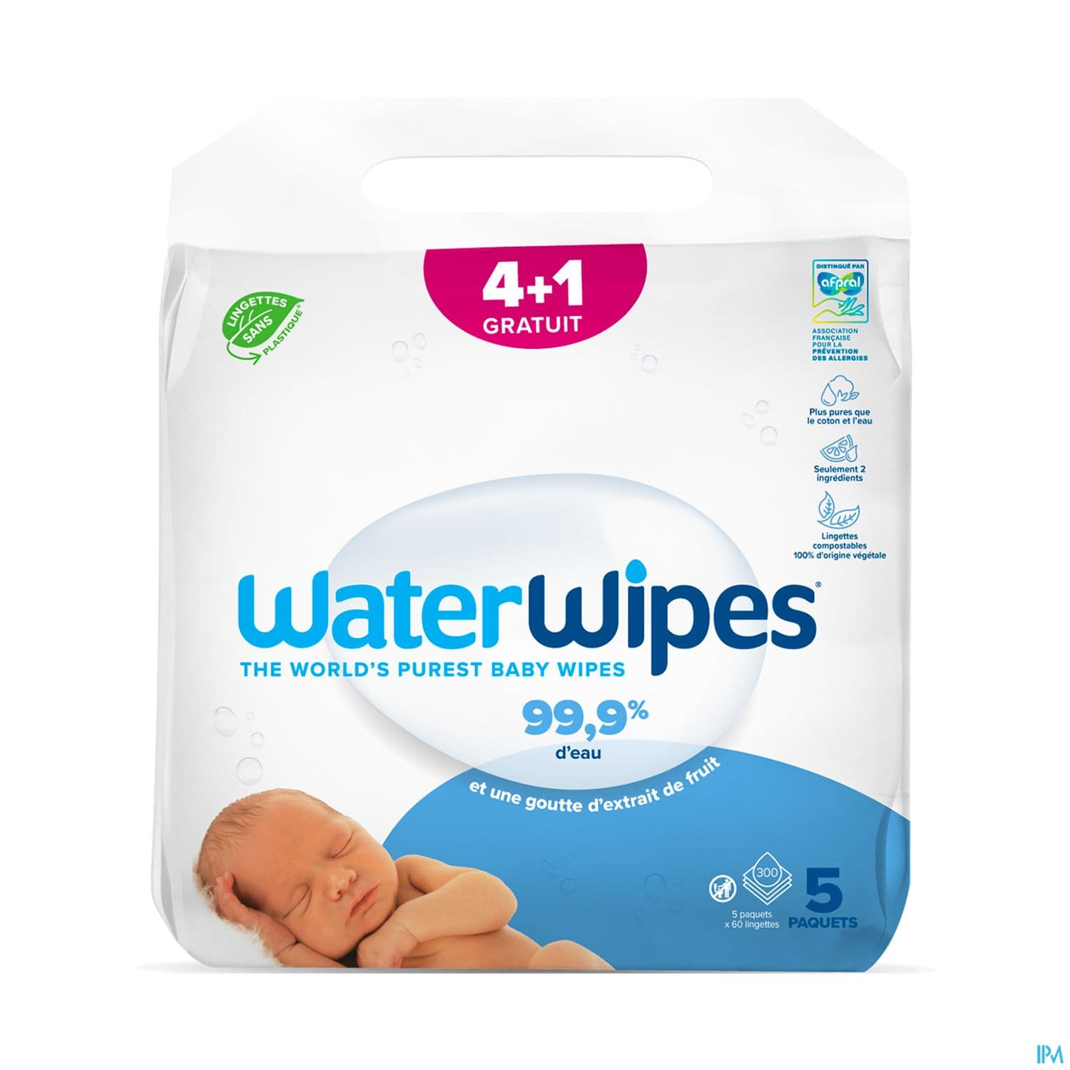 WATER WIPES LINGET BD BB 4+1