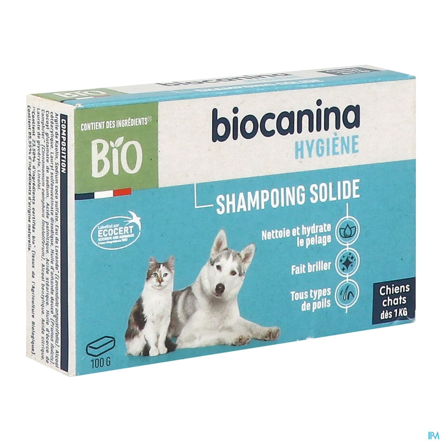 BIOCANINA SH SOLIDE BIO CH/CT100G — Pharmacie Bouton - Armentières