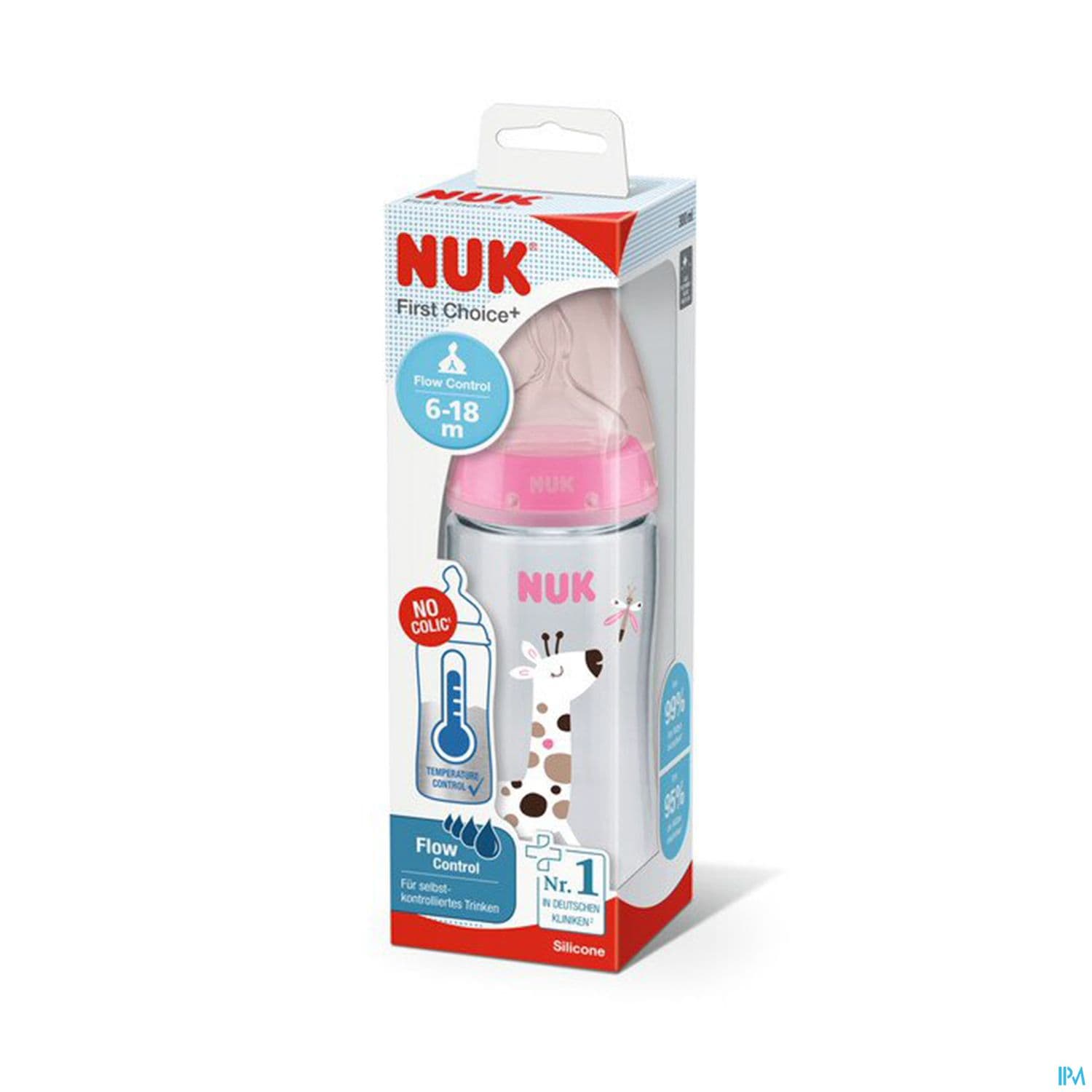 BIB NUK SIL 6-18M FC+TC FILLE360ML — Pharmacie Manin