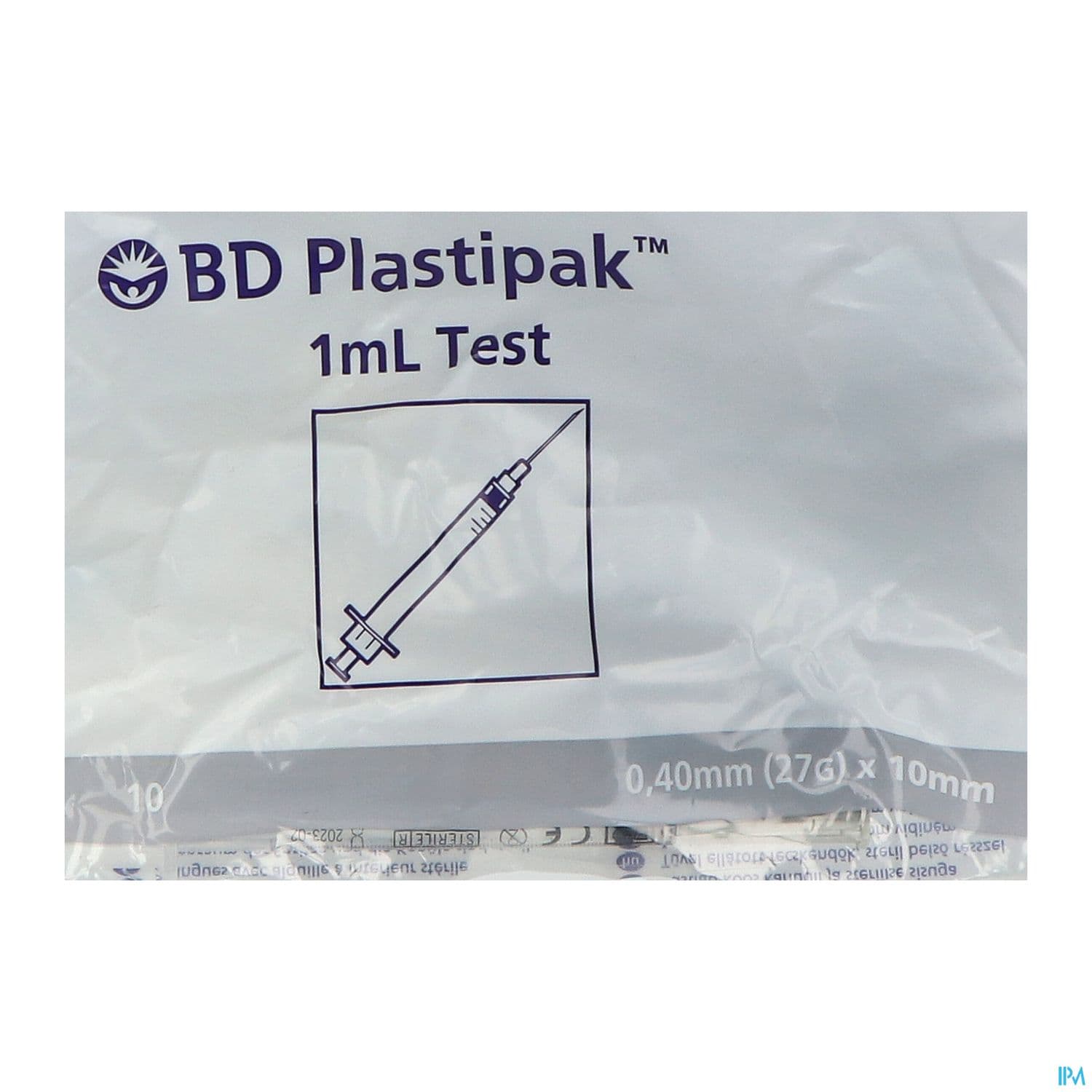 S/TEST BD AIG 1ML 10/4 27G 3/8 10