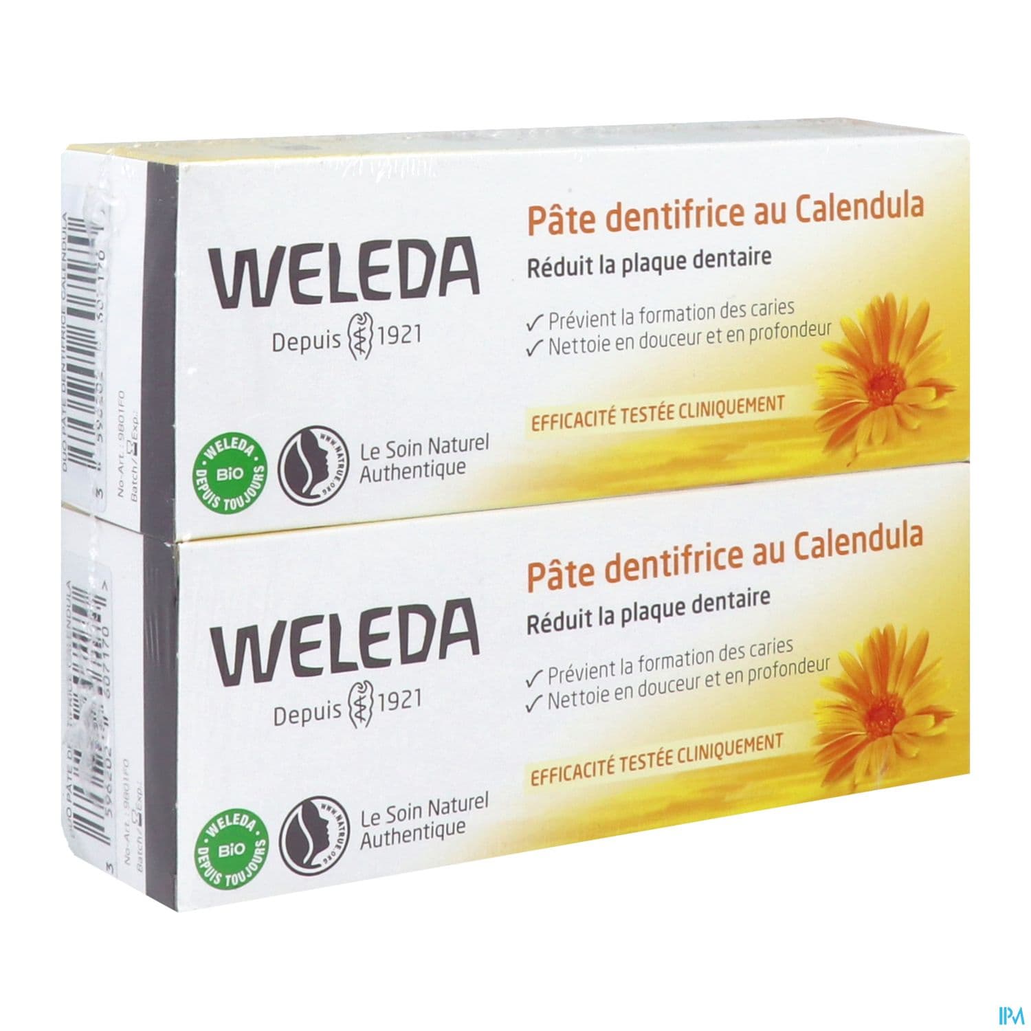 Weleda Calendula Pate Dentifrice 75ml X2