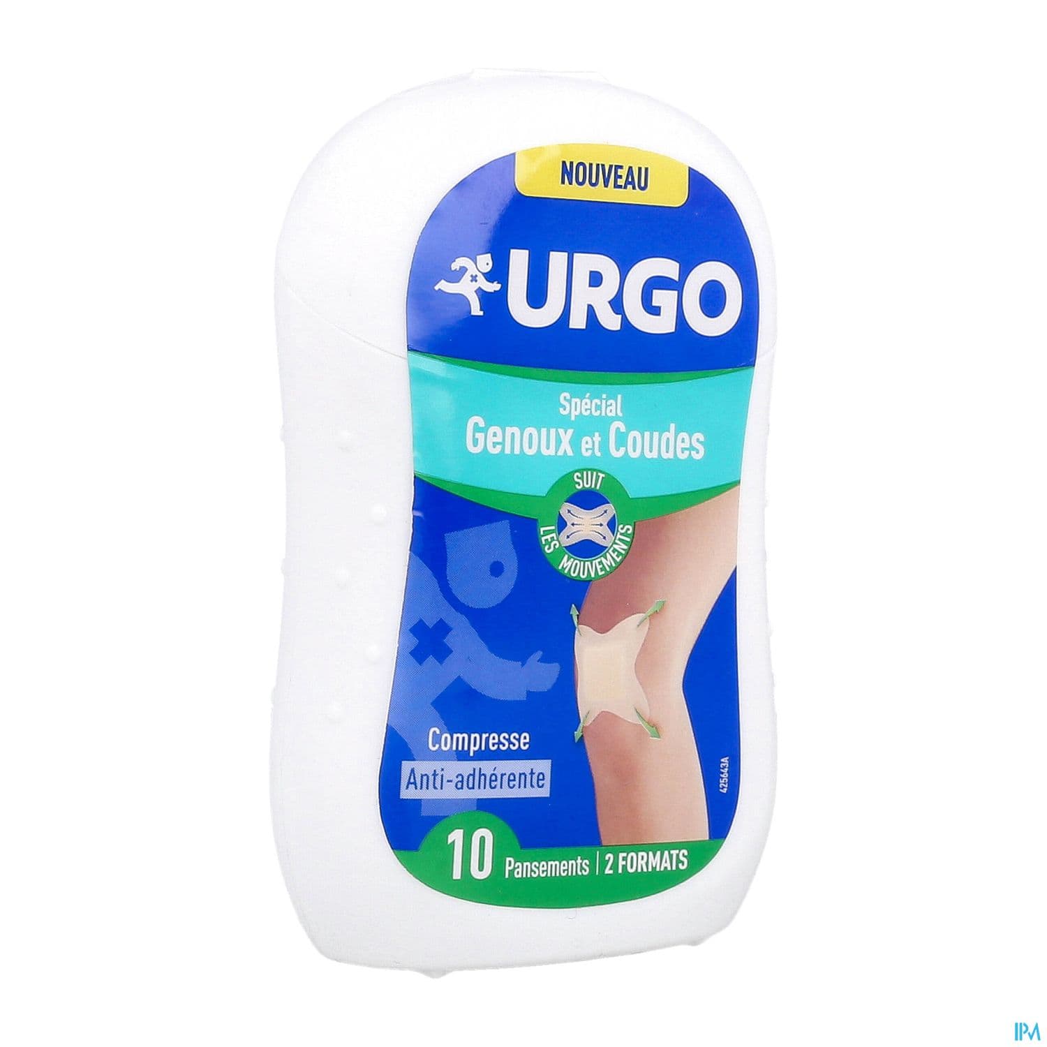 URGO PANS GENOUX/COUDE 10