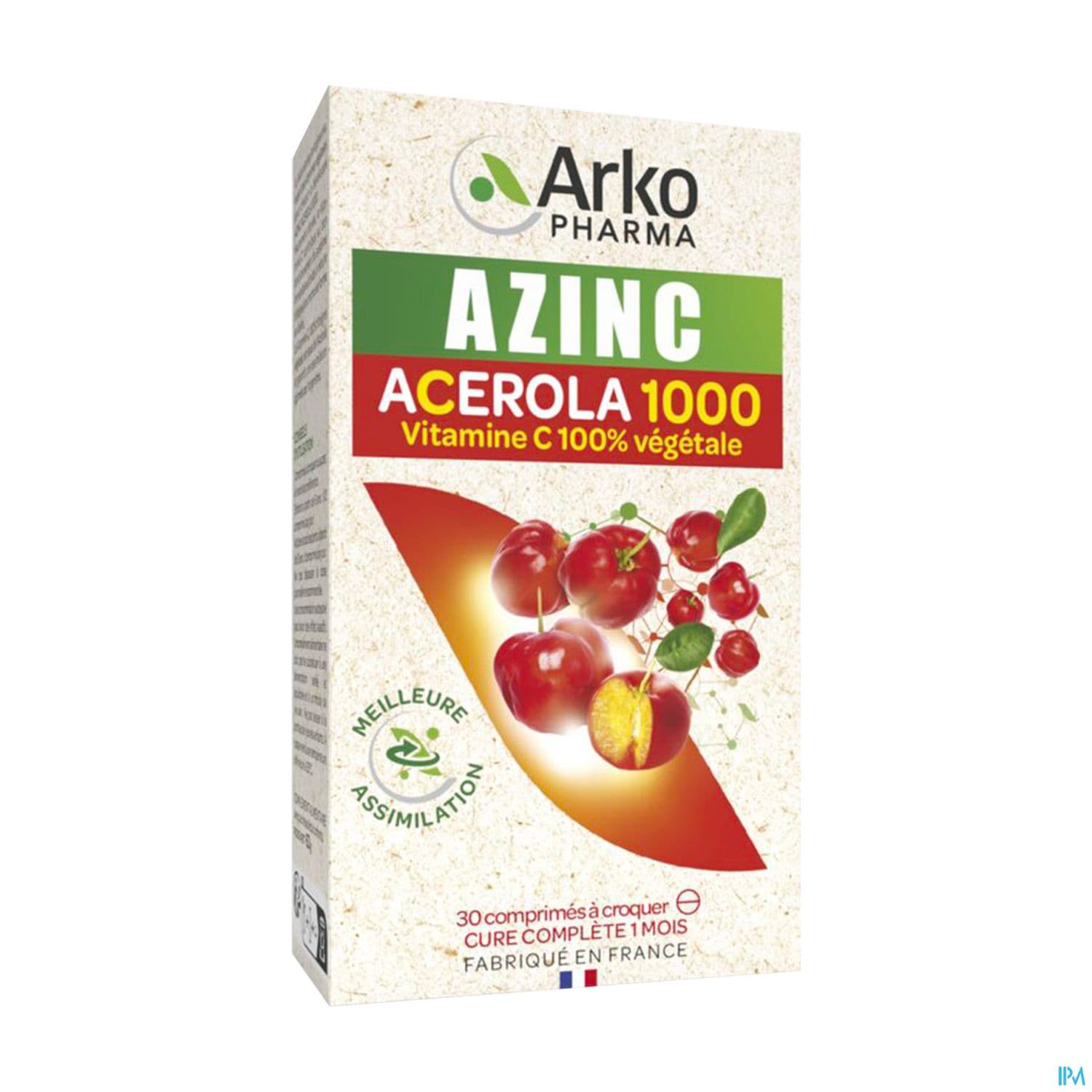 Arkopharma Azinc Vegetal Acerola 1000 Comprime 30