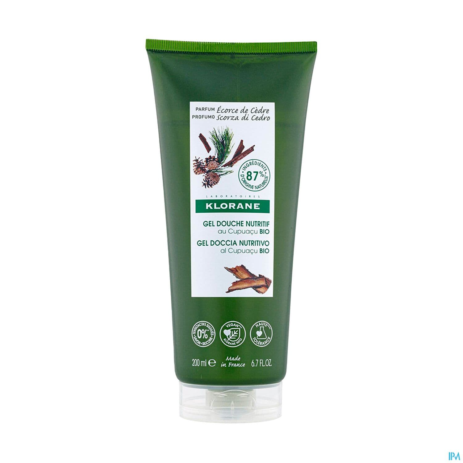KLORANE GEL DCH ECORCE CEDRE 200ML — Pharmacie Européenne 24/24 de la place de clichy