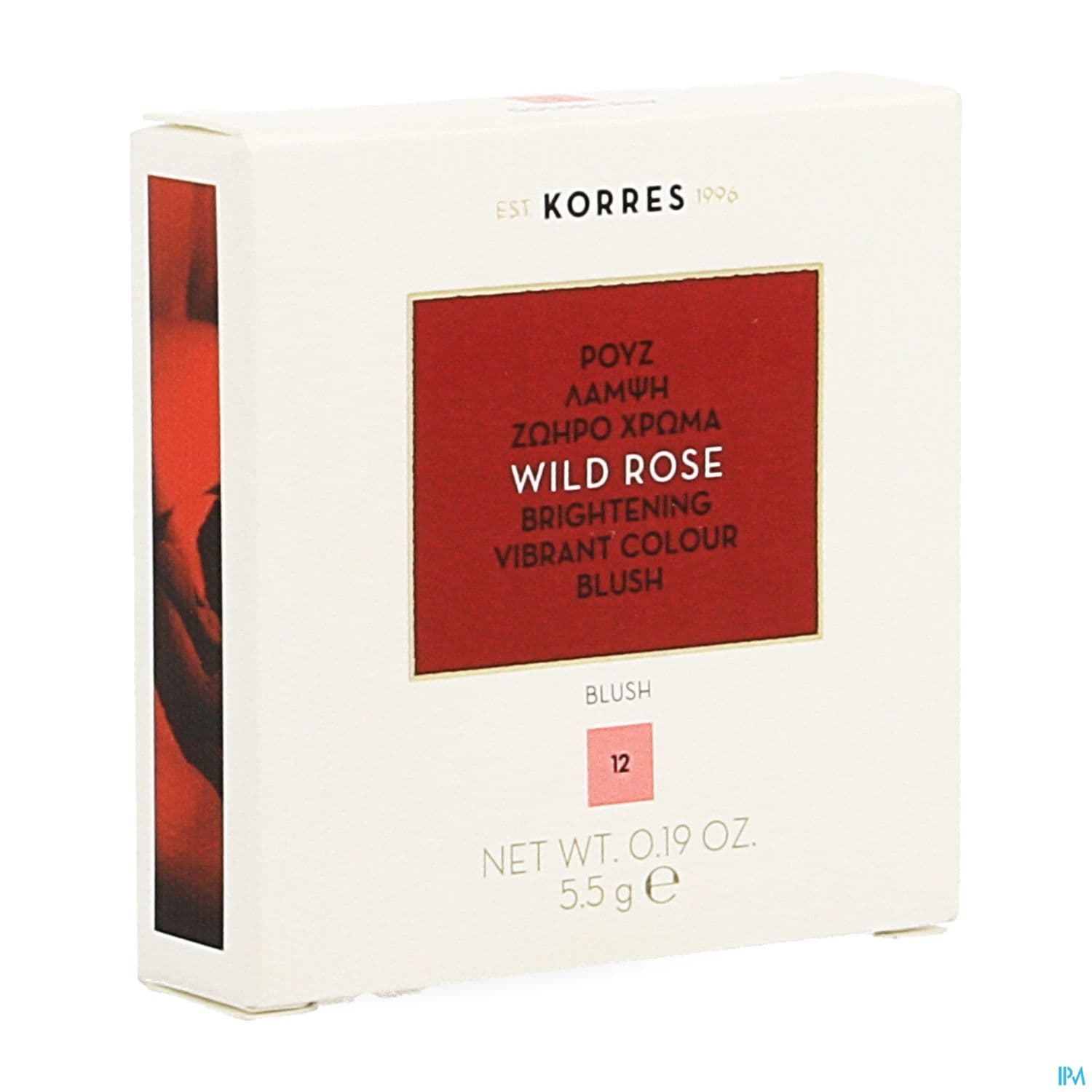 Korres Rose Sauvage Blush 12 Golden Pink 5g5