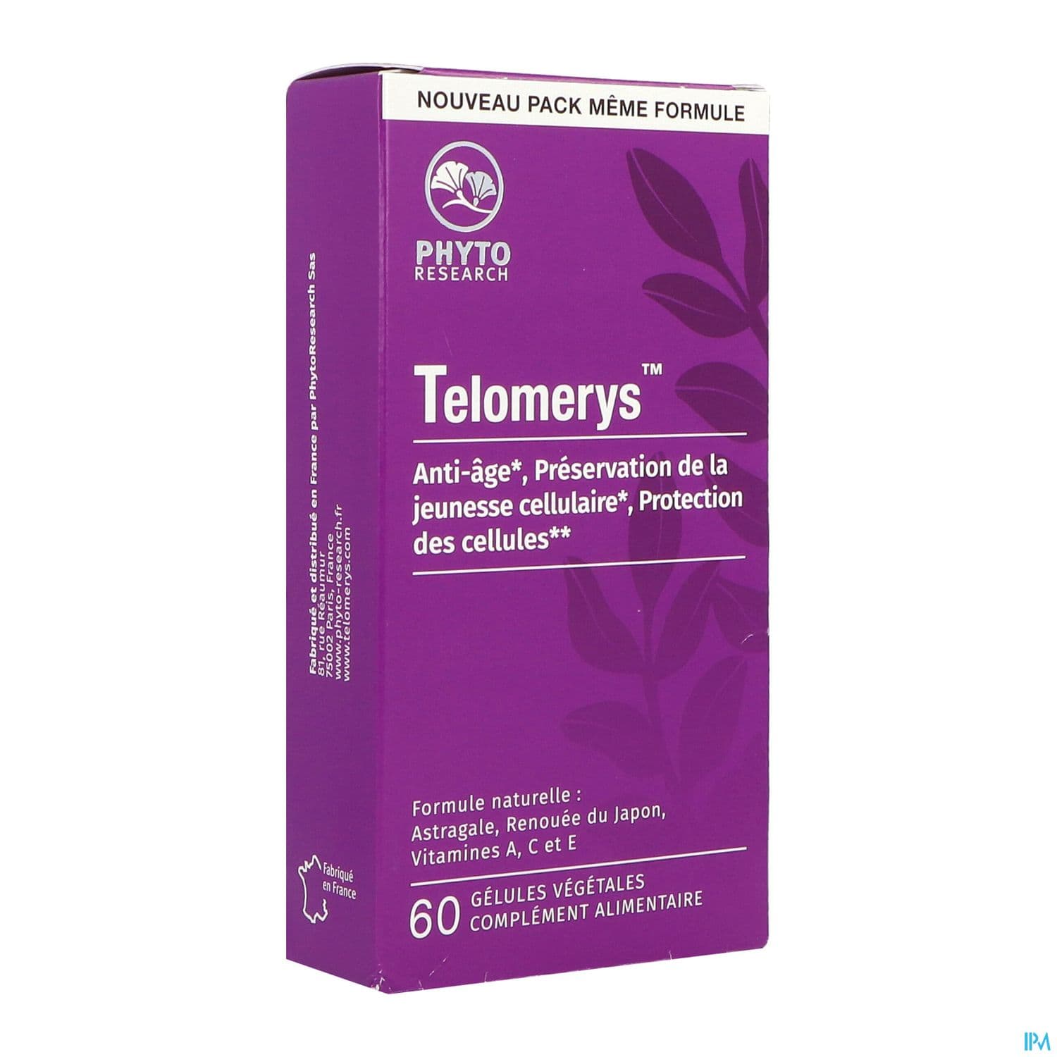 Phytoresearch Telomerys Antiage Gelule 60