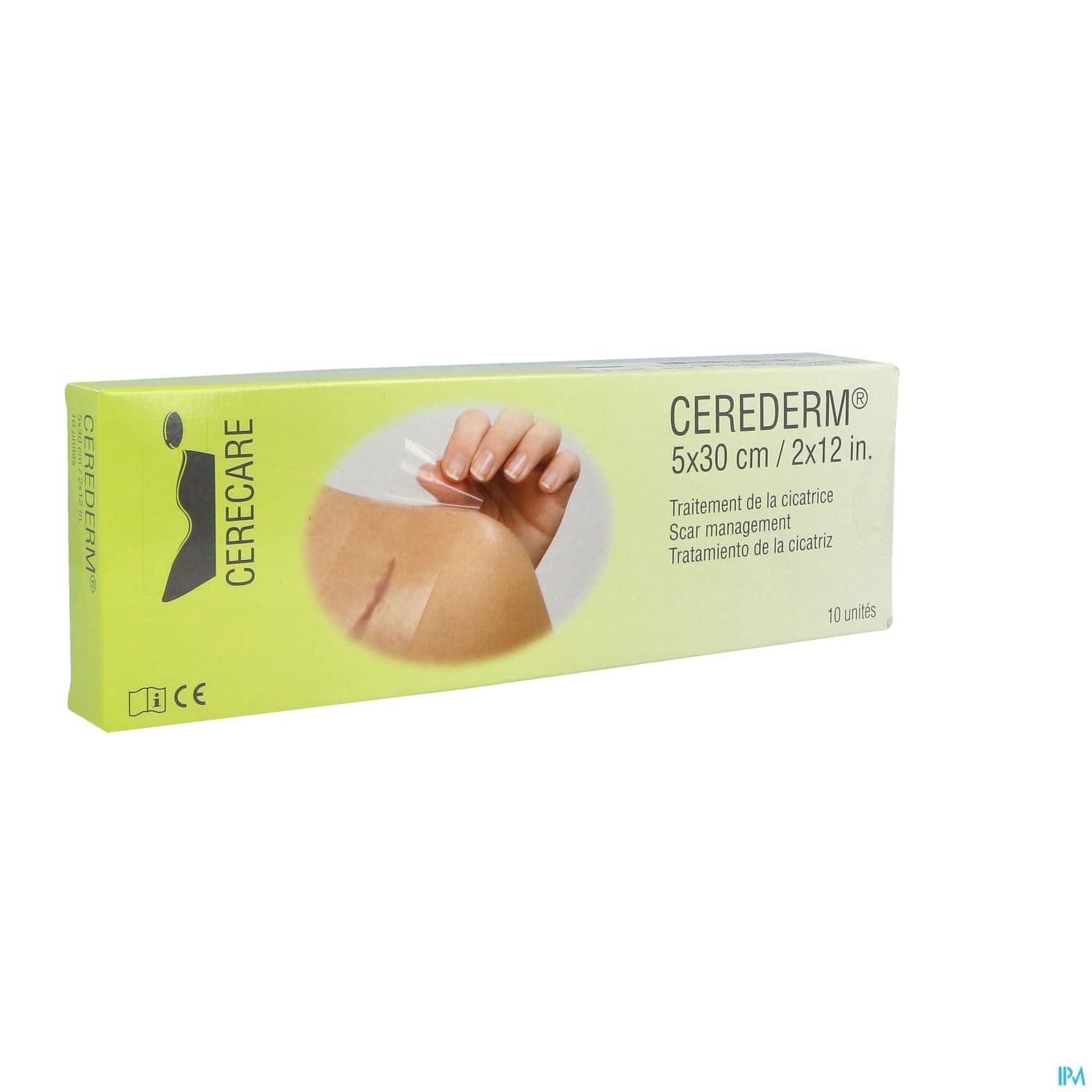 CEREDERM PANS ADH SIL 5X30CM 10