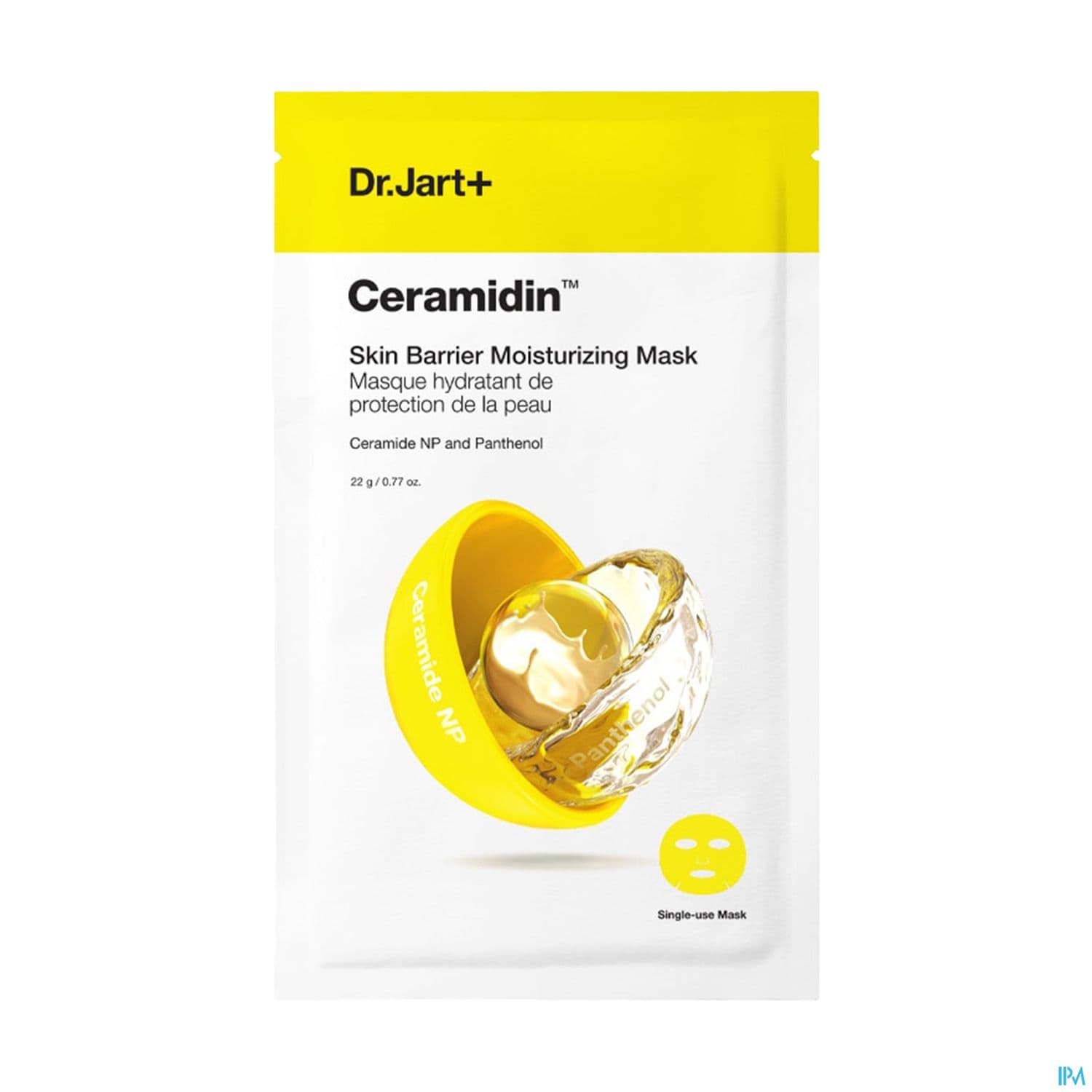 Dr Jart+ Ceramidin Masque Hydratant De Protection De La Peau 22g