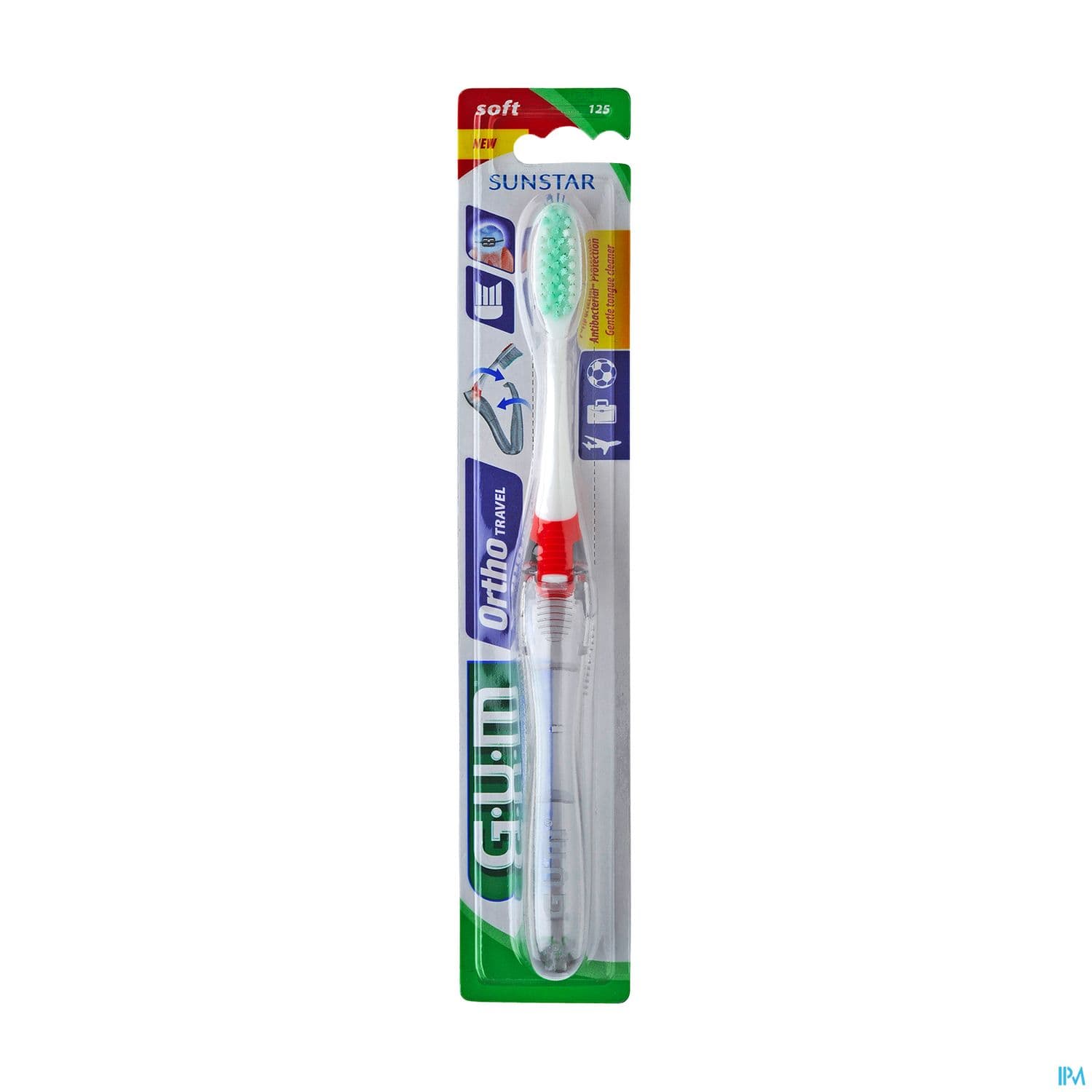 Gum Brosse A Dents Orthodontique Voyage V 4 Rangs — Pharmacie Villenave Rocade