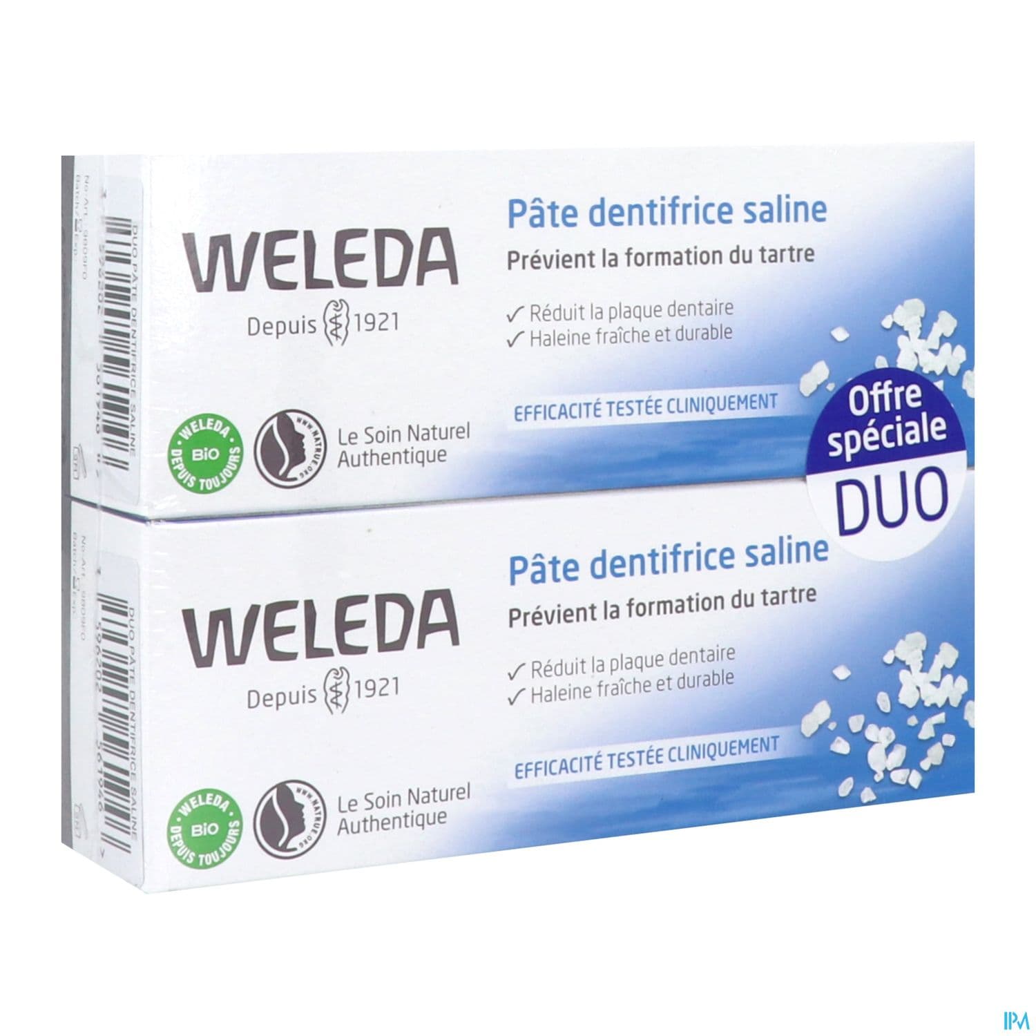 Weleda Pate Dentifrice Saline 75ml X2