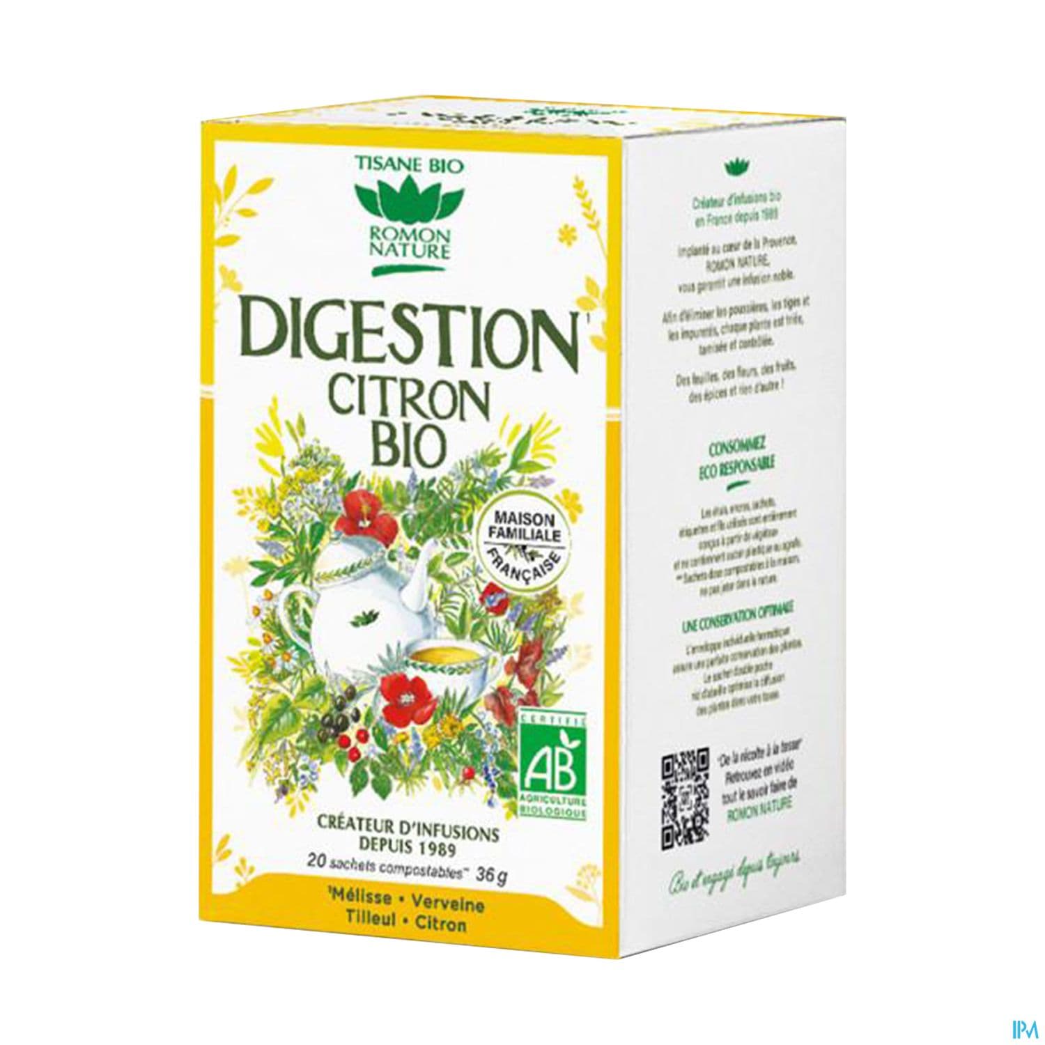 ROMON NATUR TIS BIO DIG/CITR SAC20