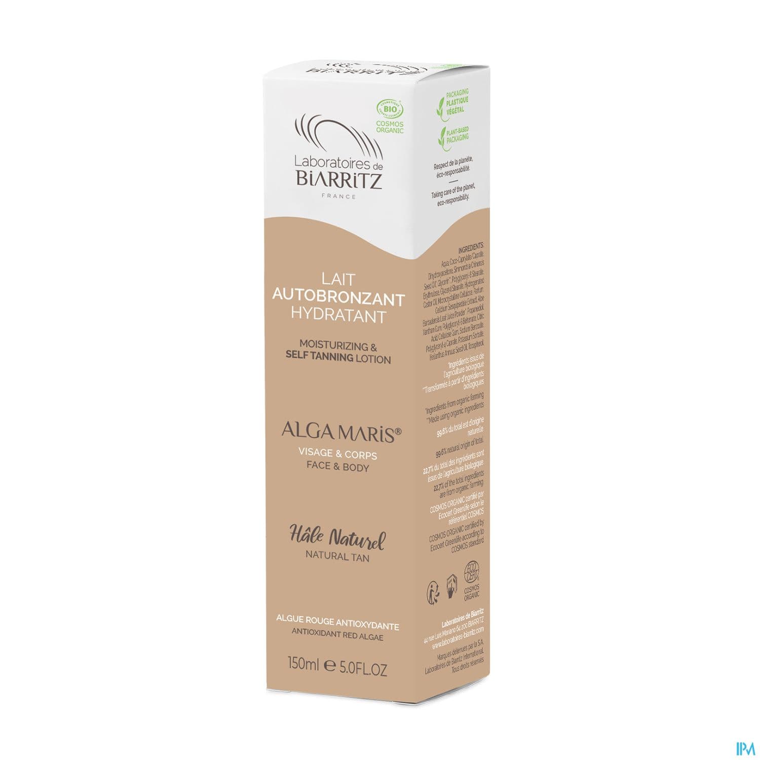 Laboratoires De Biarritz Solaires Le Lait Autobronzant 150ml