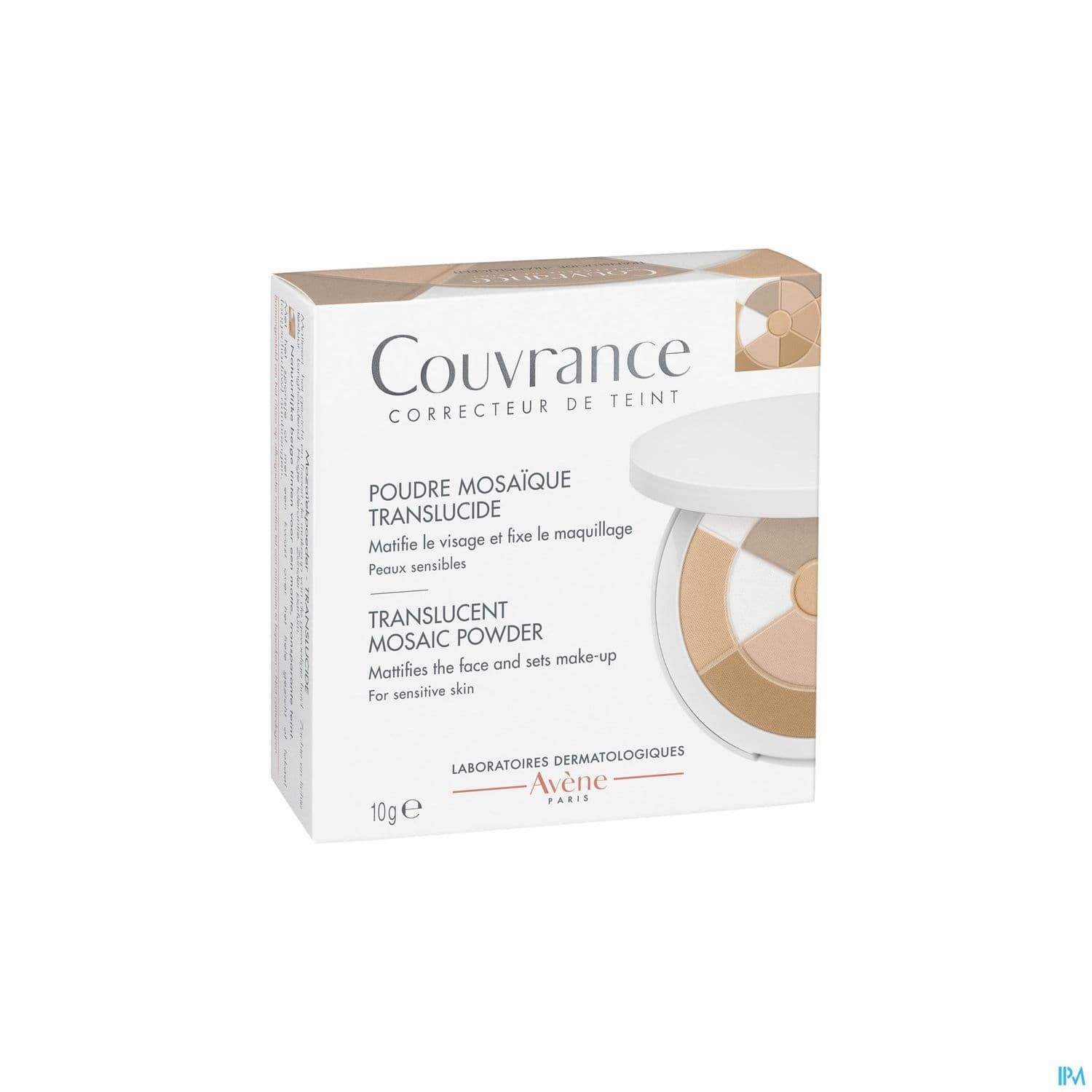 Eau Thermale Avene Couvrance Poudre Mosaique Translucide 10g