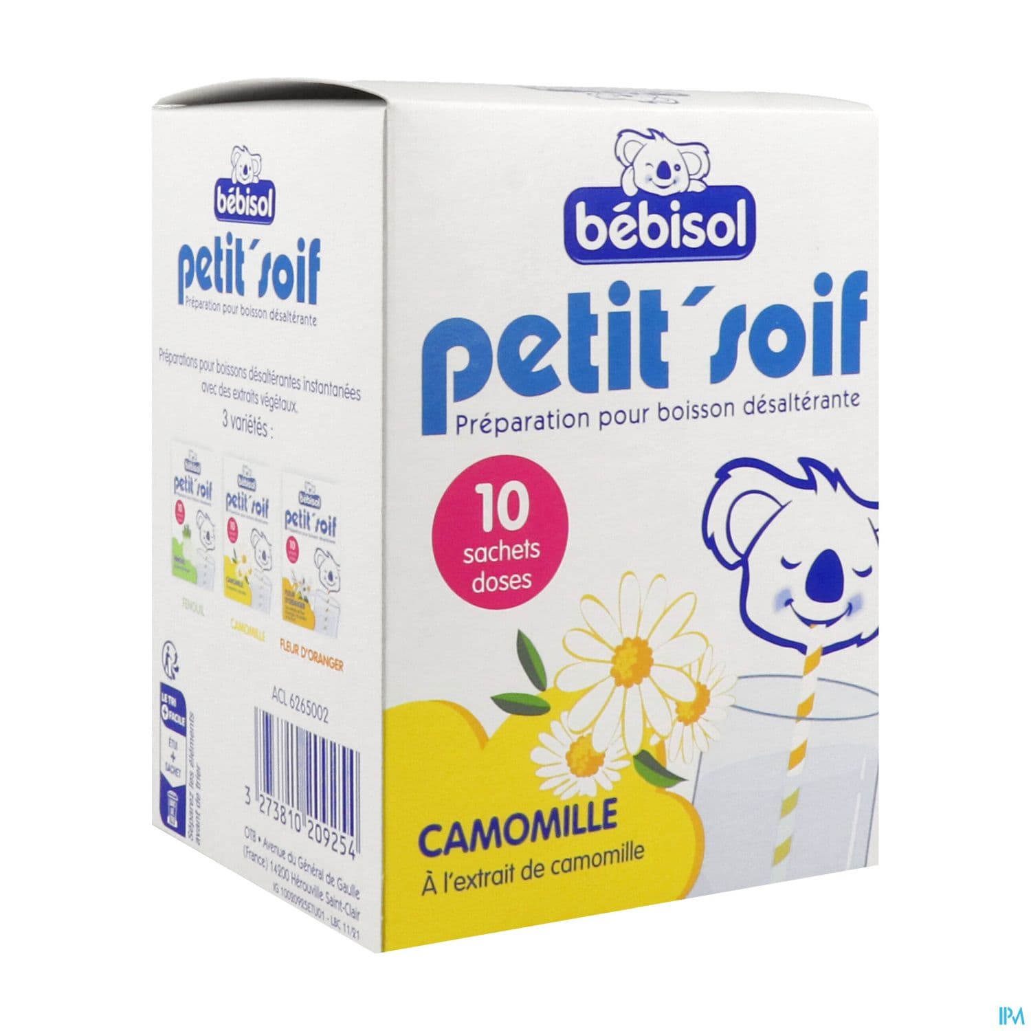 Bebisol Petit Soif Preparation Pour Boisson Camomille Sachet 10