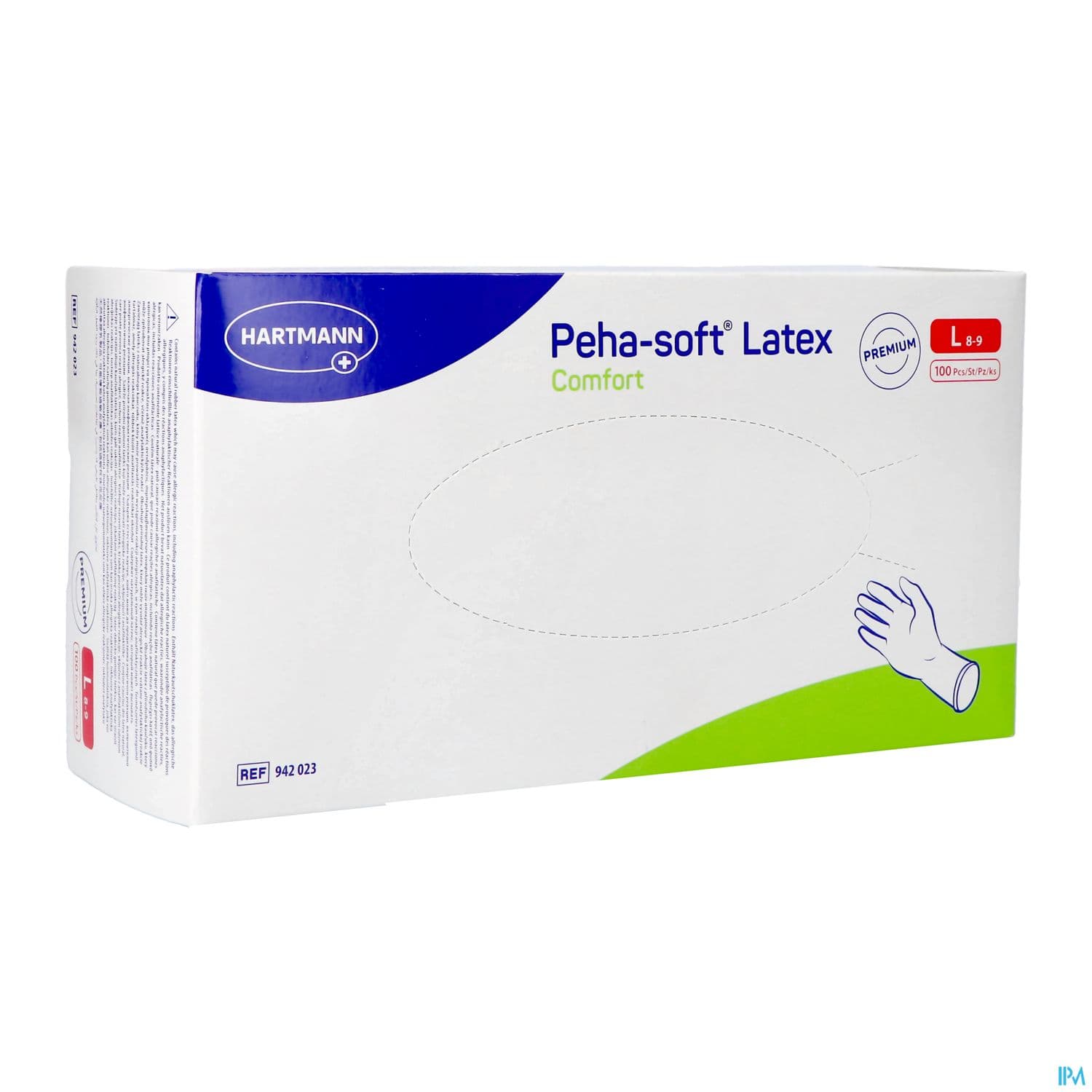 Peha Soft Sp Gant Latex Sans Poudre T8/9 100