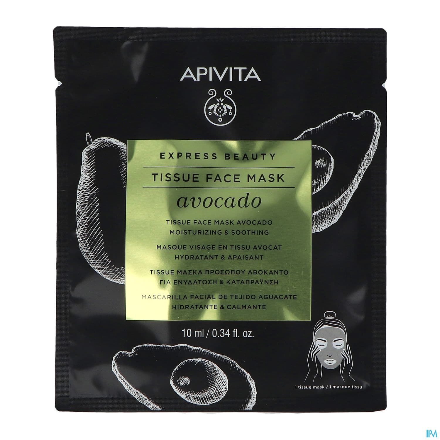 APIVITA MASQ EXPRESS HLE AVOCAT X6 — Pharmacie Apothical Carré Sénart