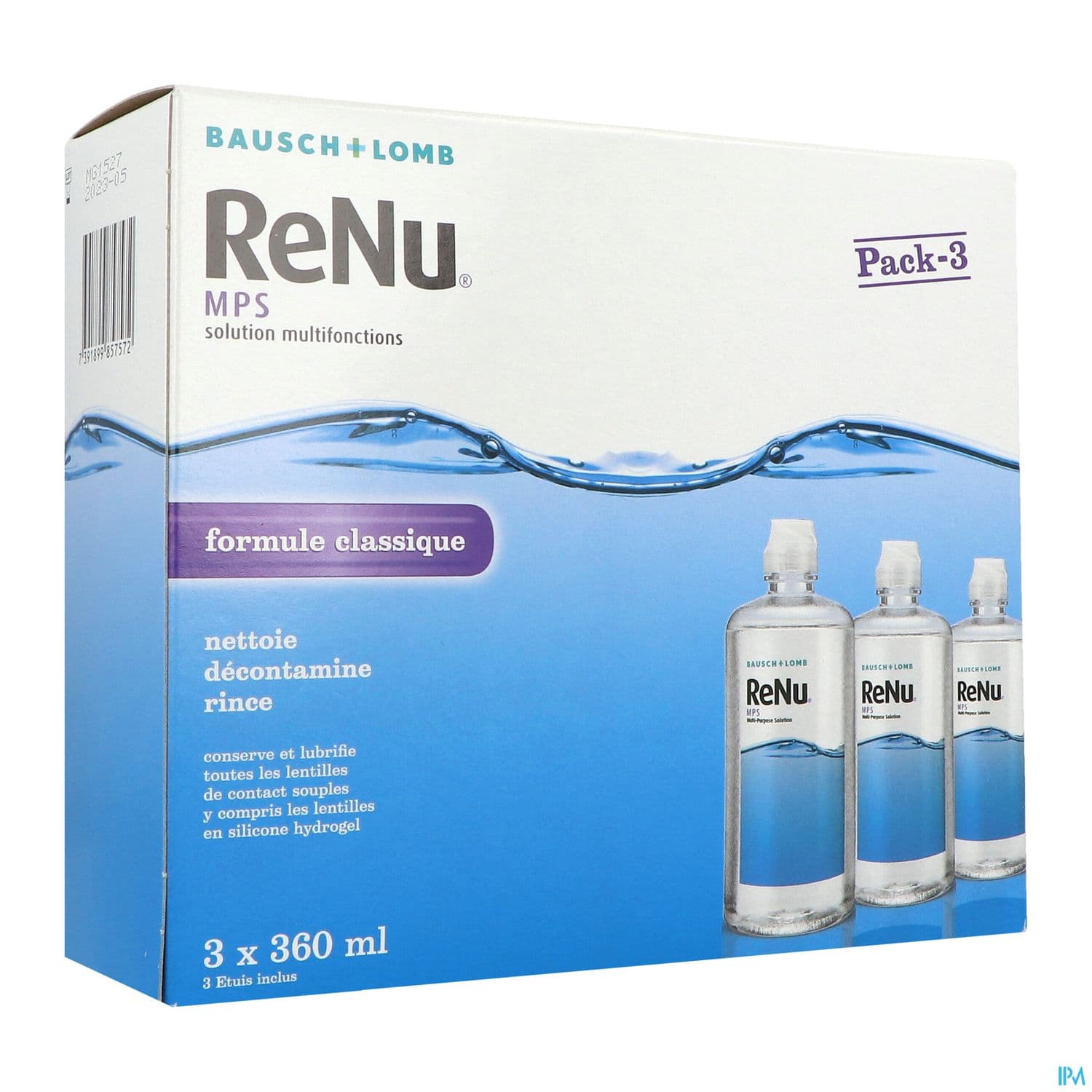 Renu Mps Solution Multifonctions 360ml X3