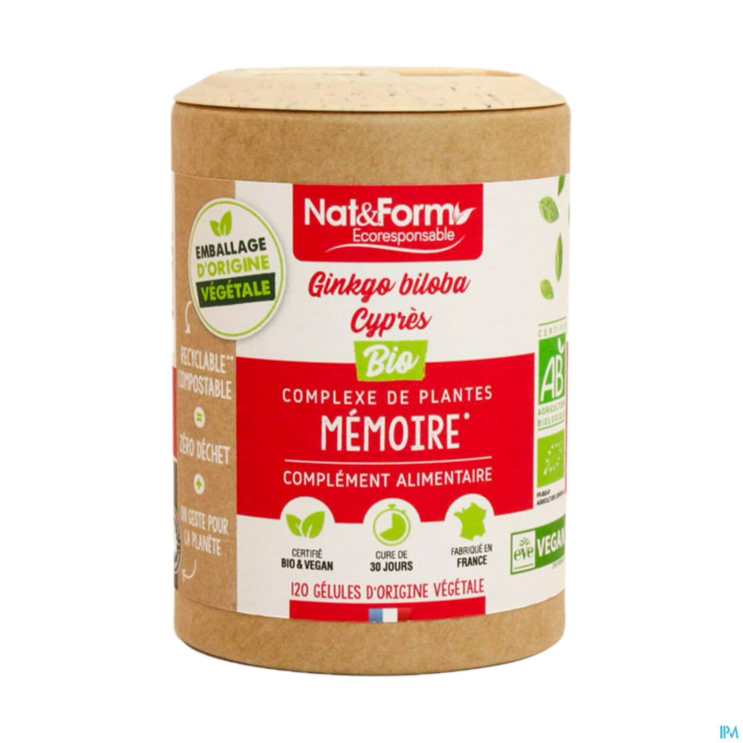 NAT&FORM ECO MEMOIRE GELUL 120