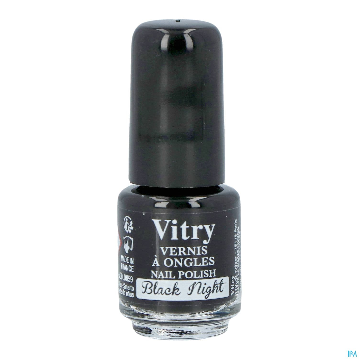 Vitry Vernis Ongles Black Night Mini 4ml