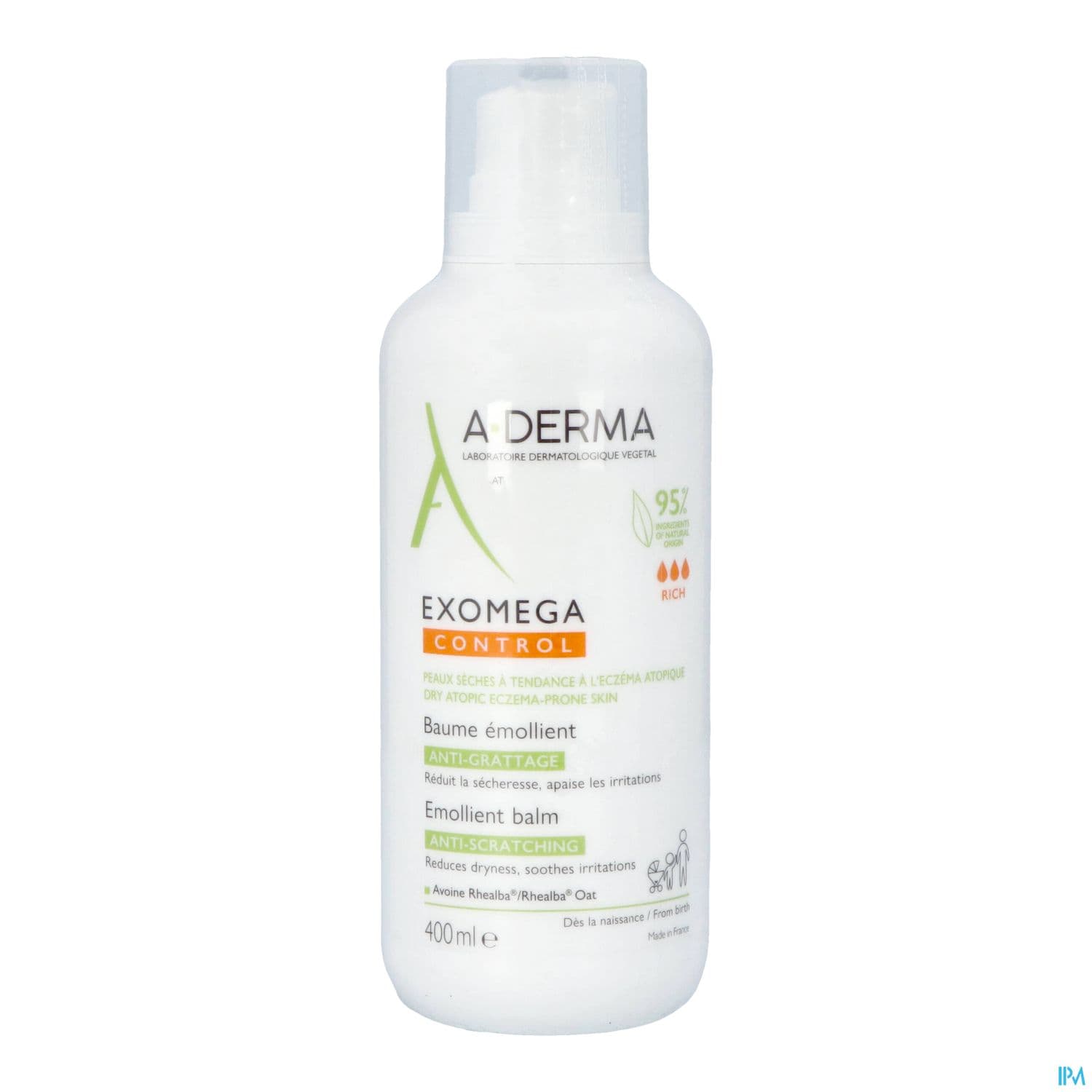 A-DERMA EXOMEGA CONT BAUM 400ML