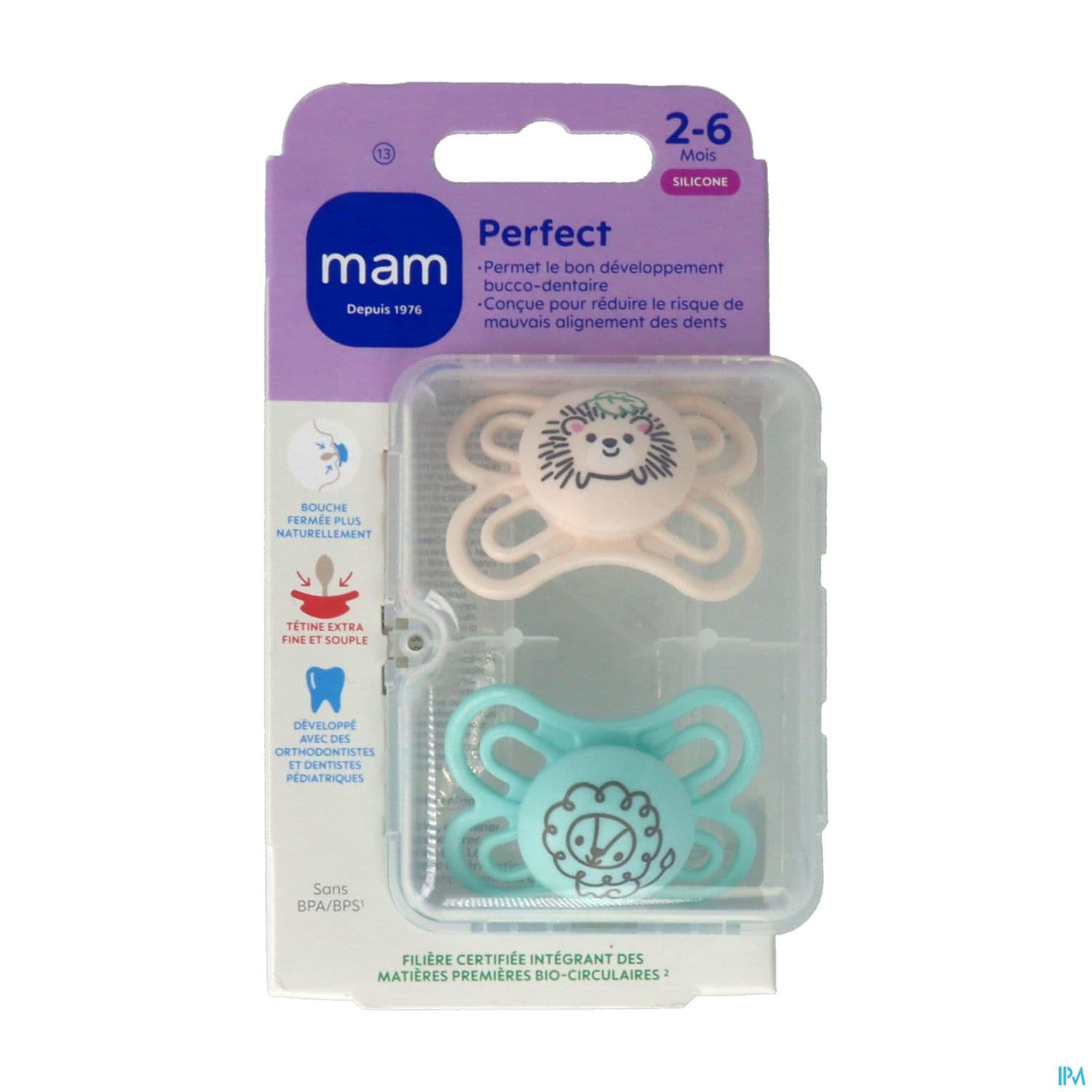 SUCET MAM PERFECT SIL 2-6M X2