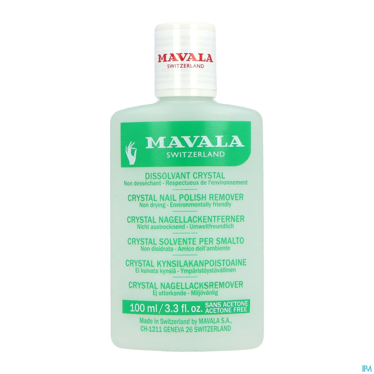 Mavala Dissolvant Crystal Flacon Plastique 100ml