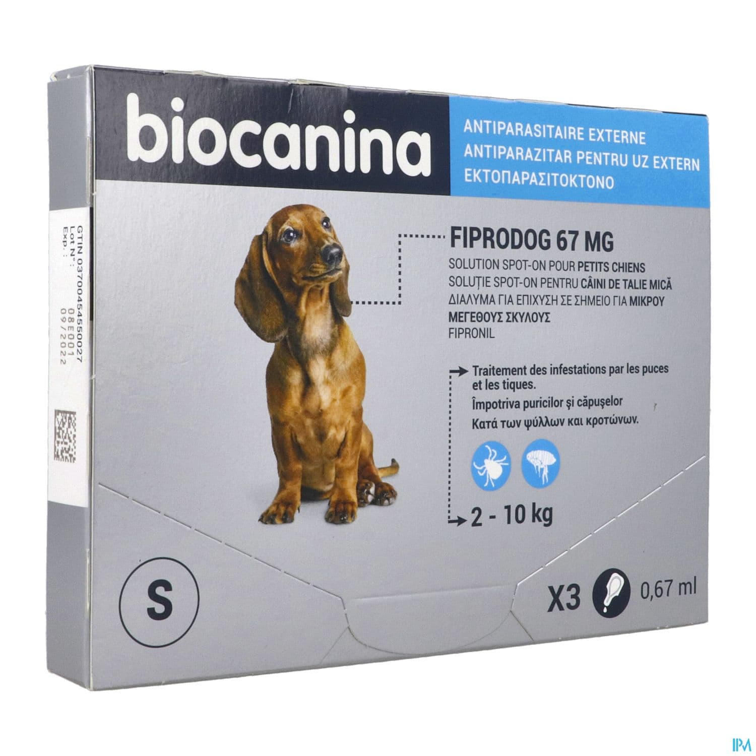 Fiprodog 67mg Spot On Petit Chien X3