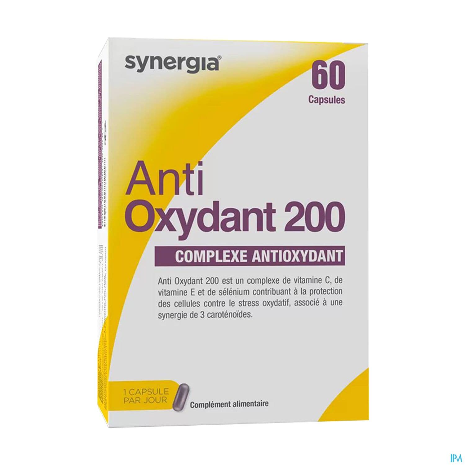 Synergia Antioxydant 200 Capsule 60