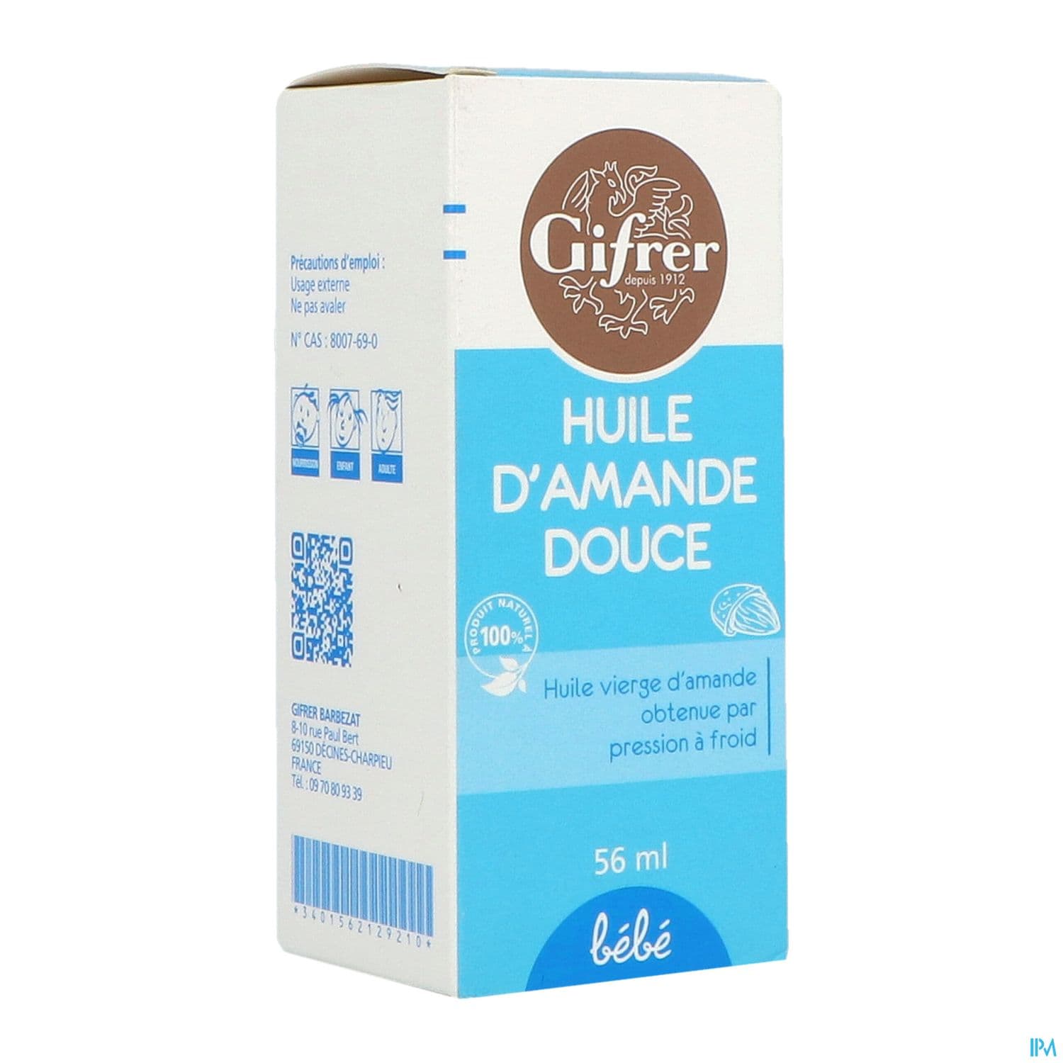 AMANDE DOUCE HLE GIFRER 56ML