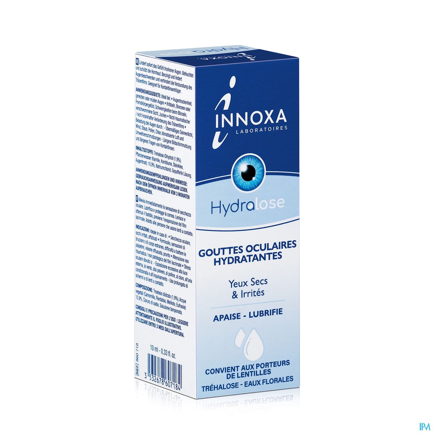 Innoxa Gouttes Oculaires Hydratantes Yeux Secs Et Irrites Formule Incolore 10ml