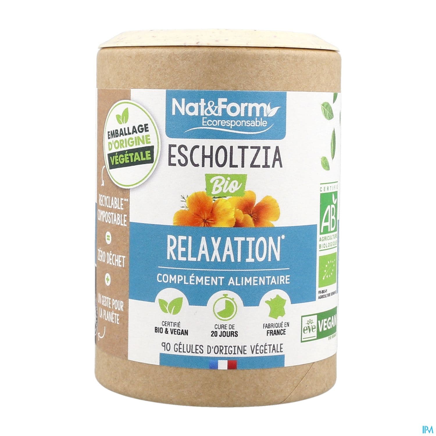 NAT&FORM ECO ESCHOLTZIA BIO GELU90