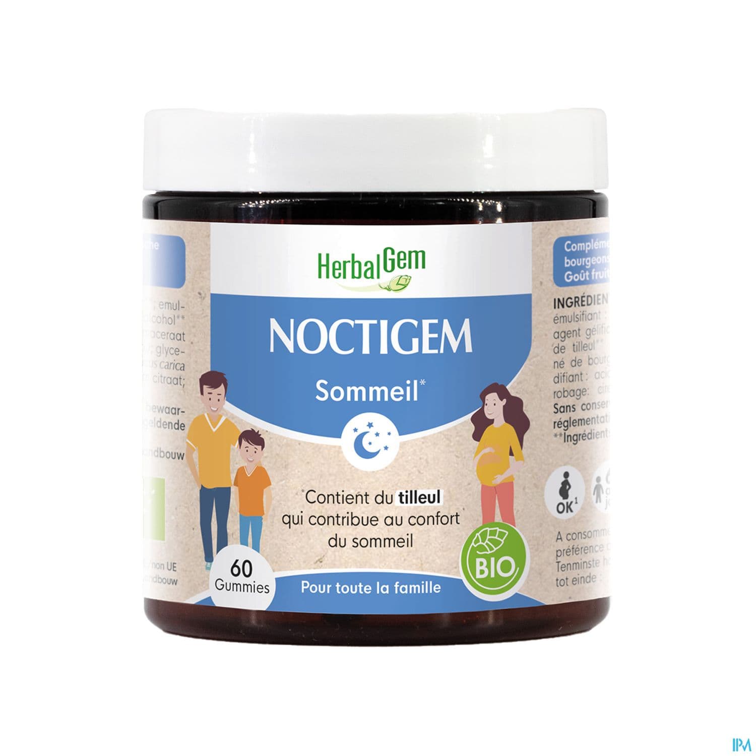 Herbalgem Noctigem Gummies Bio 60