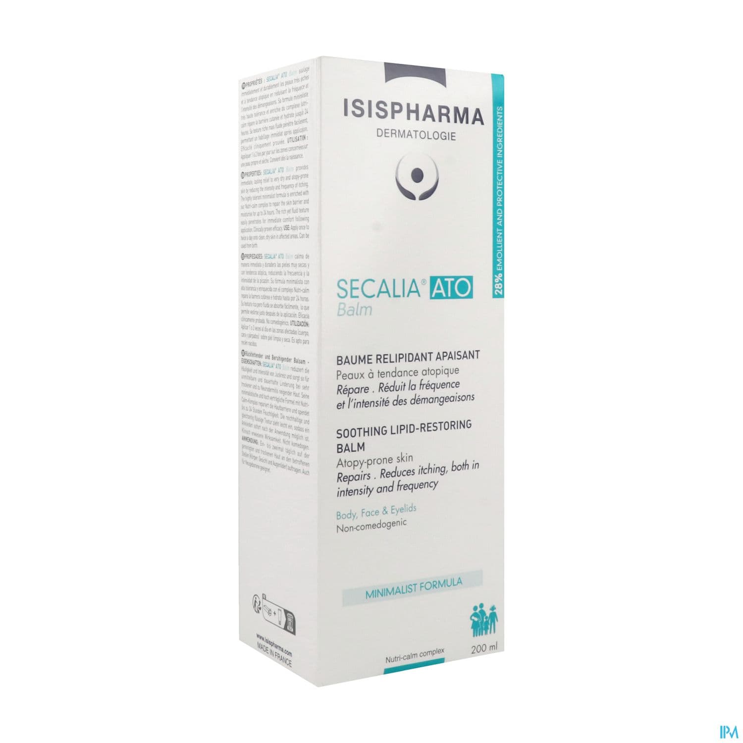 Isispharma Secalia Ato Balm Baume Relipidant Apaisant 200ml