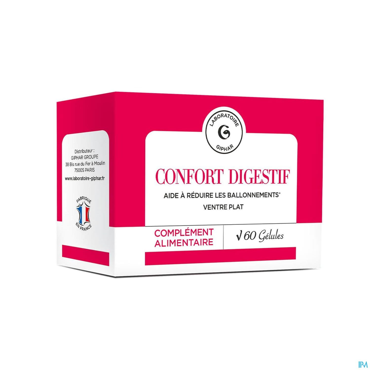 GIPHAR CONFORT DIGESTIF GELULE 60