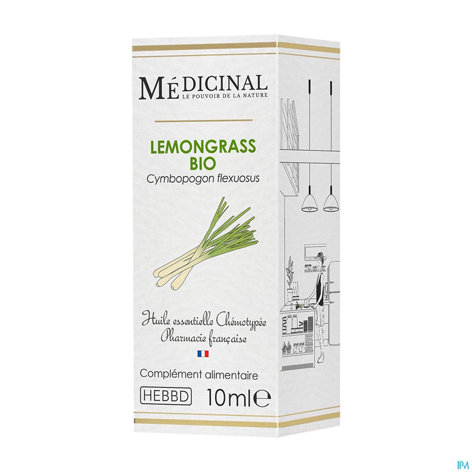 Medicinal Huile Essentielle Lemongrass 10ml — Pharmacie Bellevue Limoges