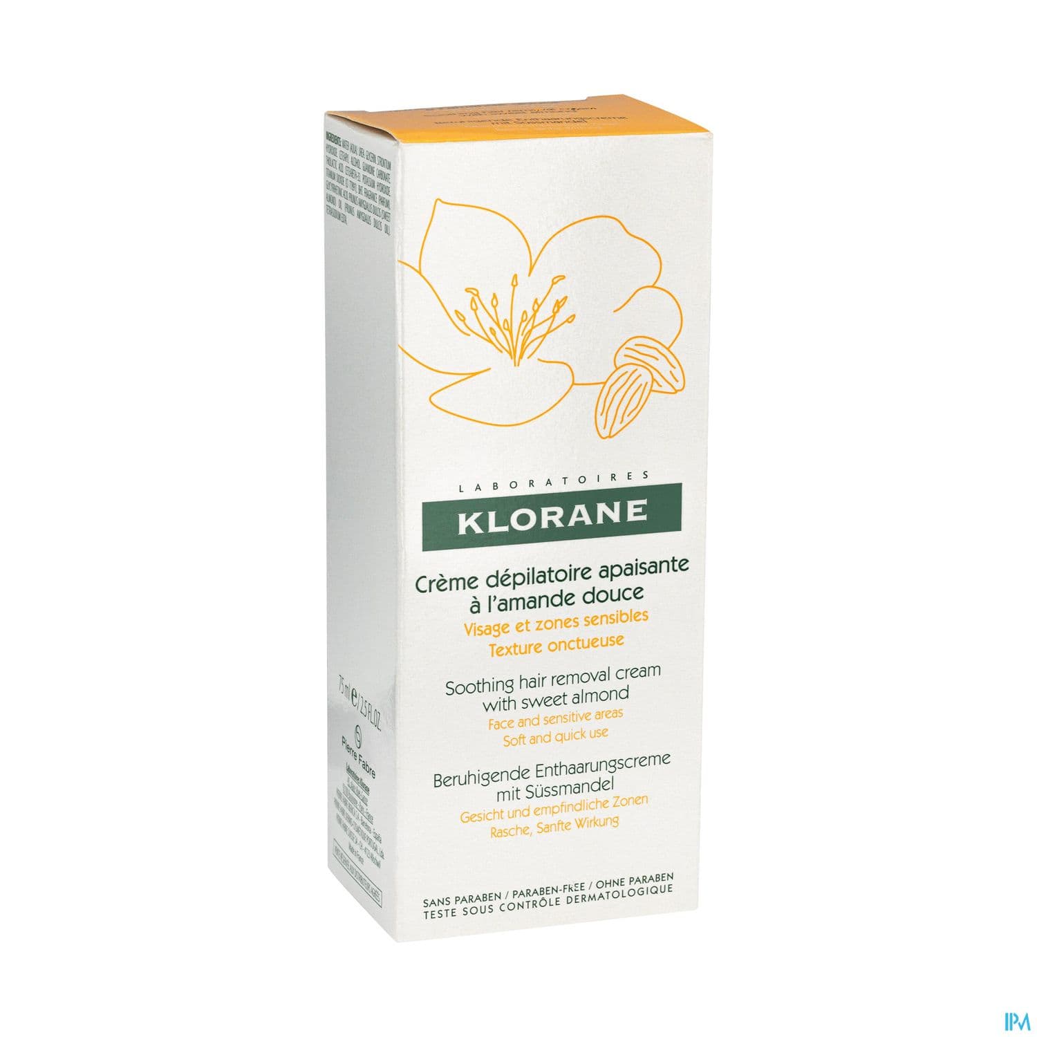 KLORANE CR DEPIL ZONE SENSIBL 75ML — Pharmacie de Vienne Blois