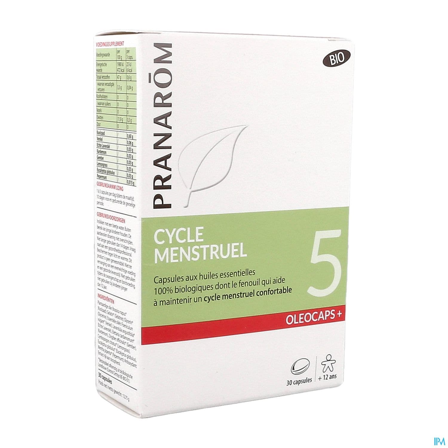PRANAROM OLEOCAPS+5 C/MENSTR CAP30