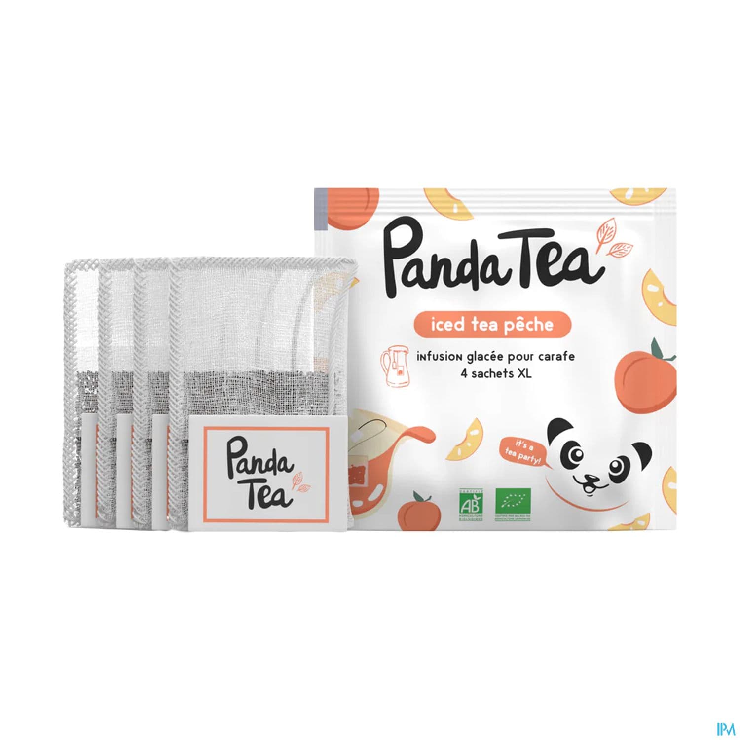 Panda Tea Iced Tea Peach Bio Sachet 4 Xl — Pharmacie Villenave Rocade