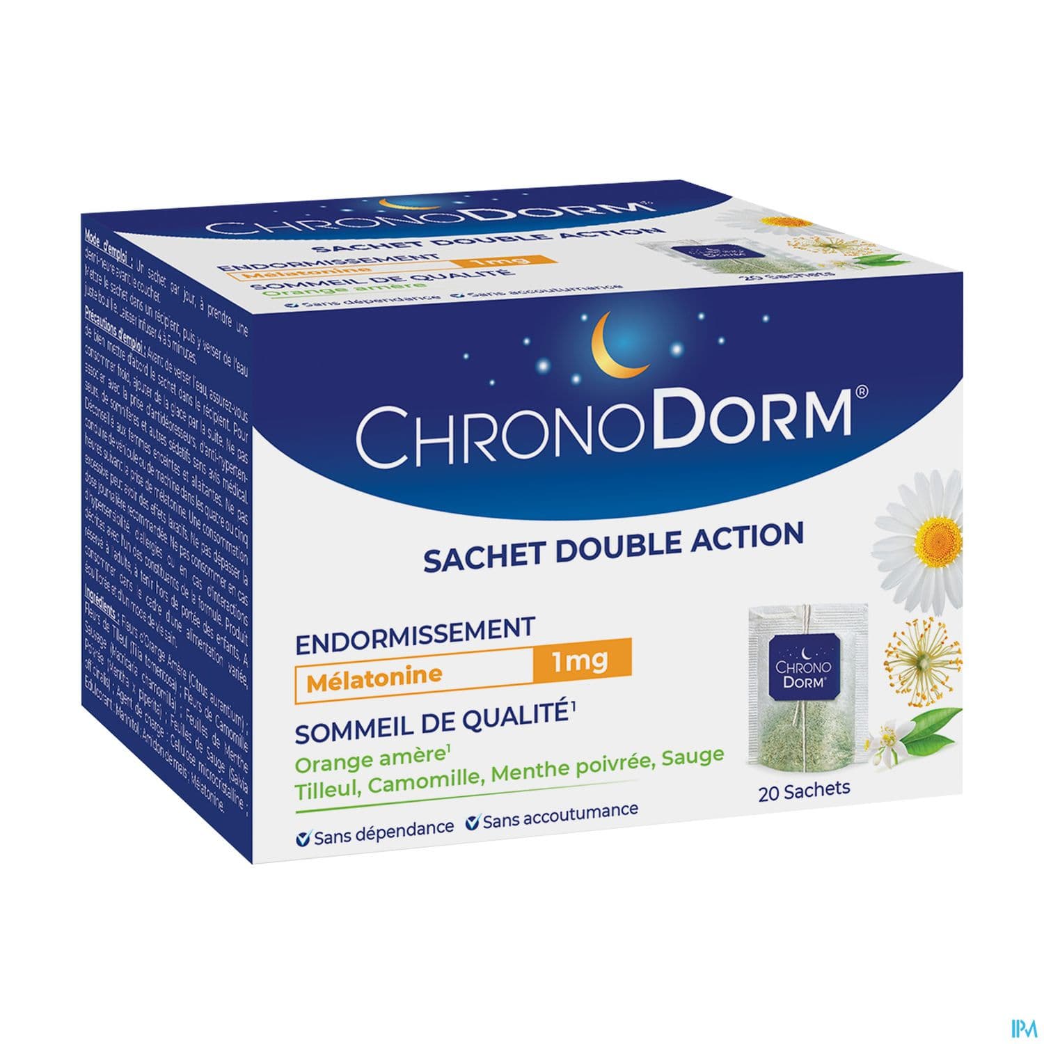 Chronodorm Melatonine Double Action 1mg Sachet A Infuser 20