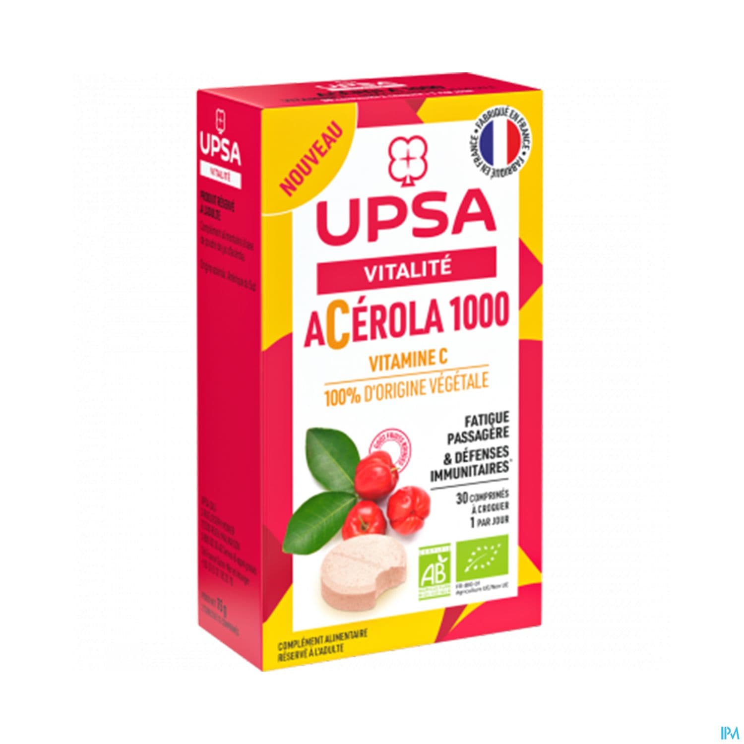 UPSA ACEROLA 1000 BIO CPR CROQ 30