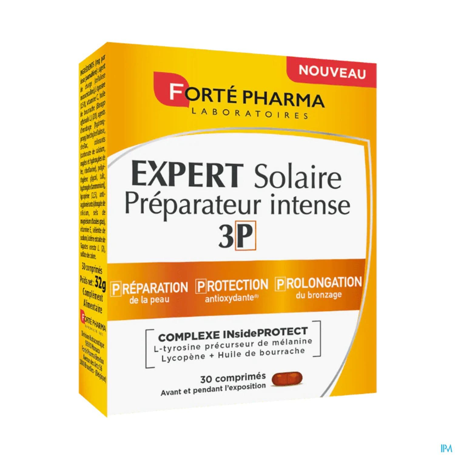Forte Pharma Expert Solaire Preparateur Intense 3p Comprime 30