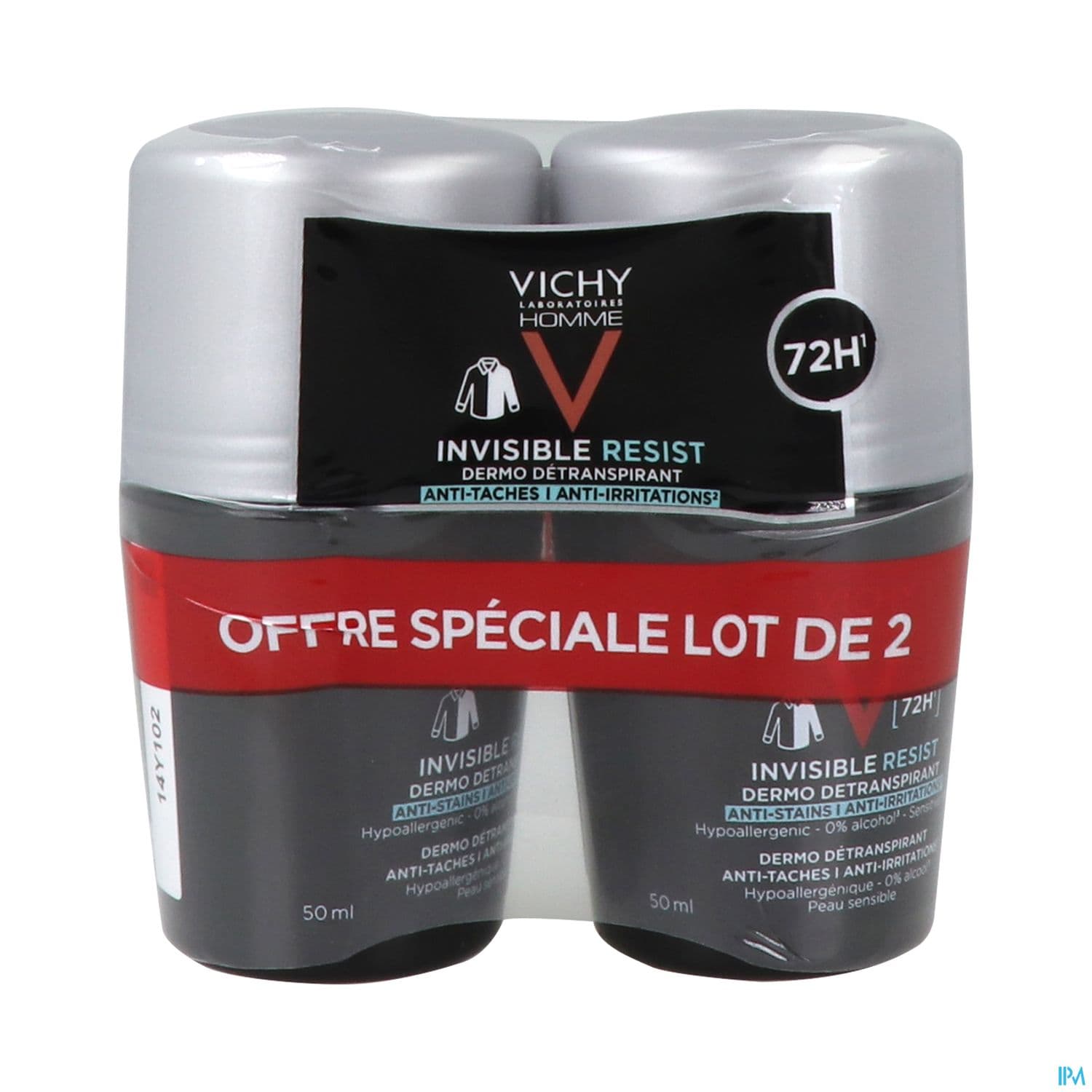 VICHY H DEO INVIS 72H ROLLON 50ML2